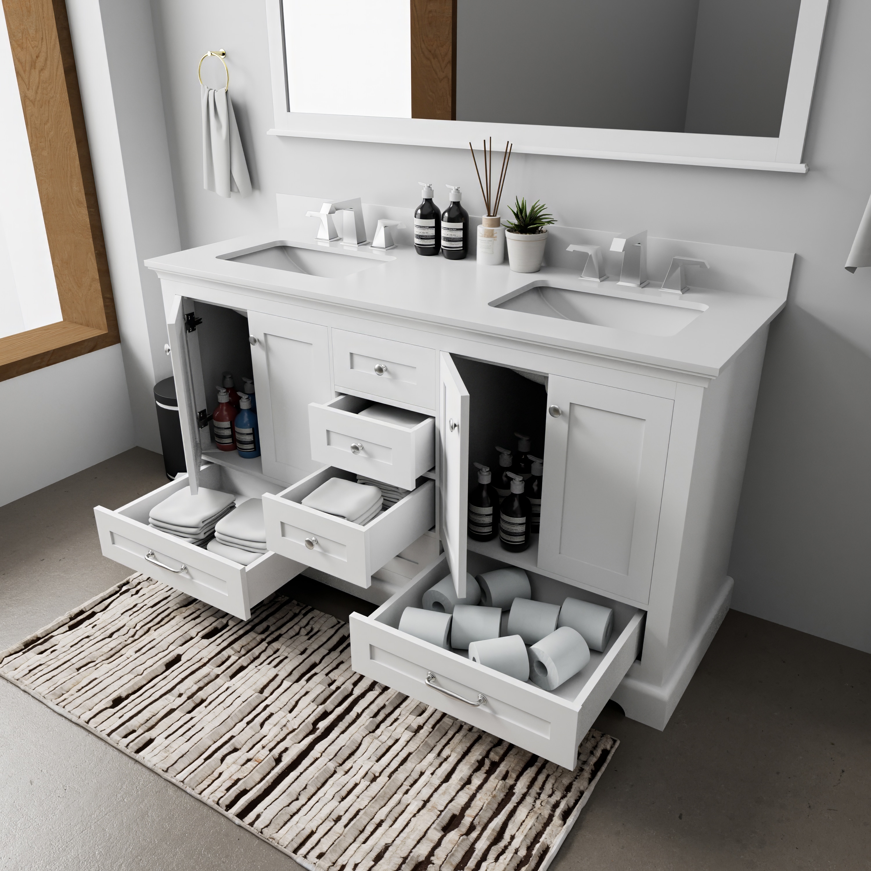 Lexora LVD60DA311 Bath-Vanity-Combo - View #5