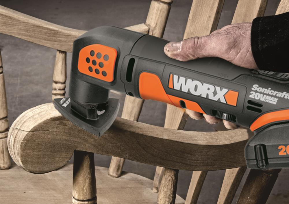 Worx Power Share 20-Volt Cordless Oscillating Tool with Universal