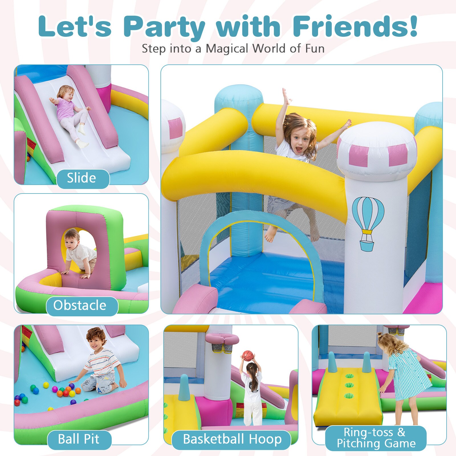 Slickblue D-CO-95711PN Bounce-Houses - View #7