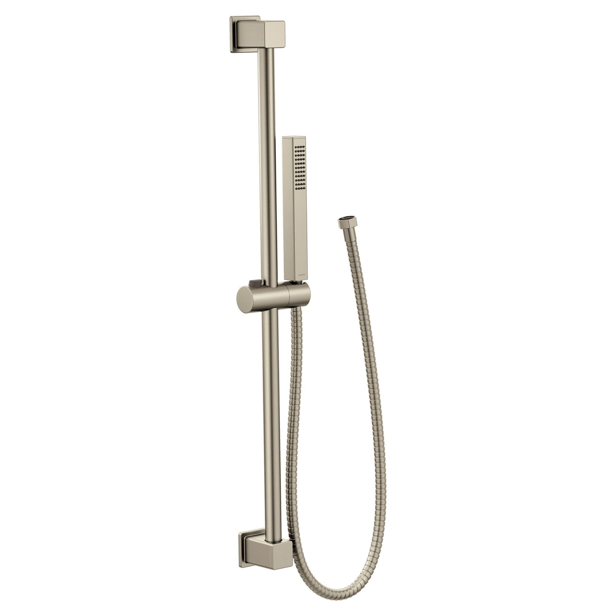 Moen S3880EPBN 1.0 -Spray Brushed Nickel 1.0-in Rectangle Handheld Shower Head 1.75 GPM