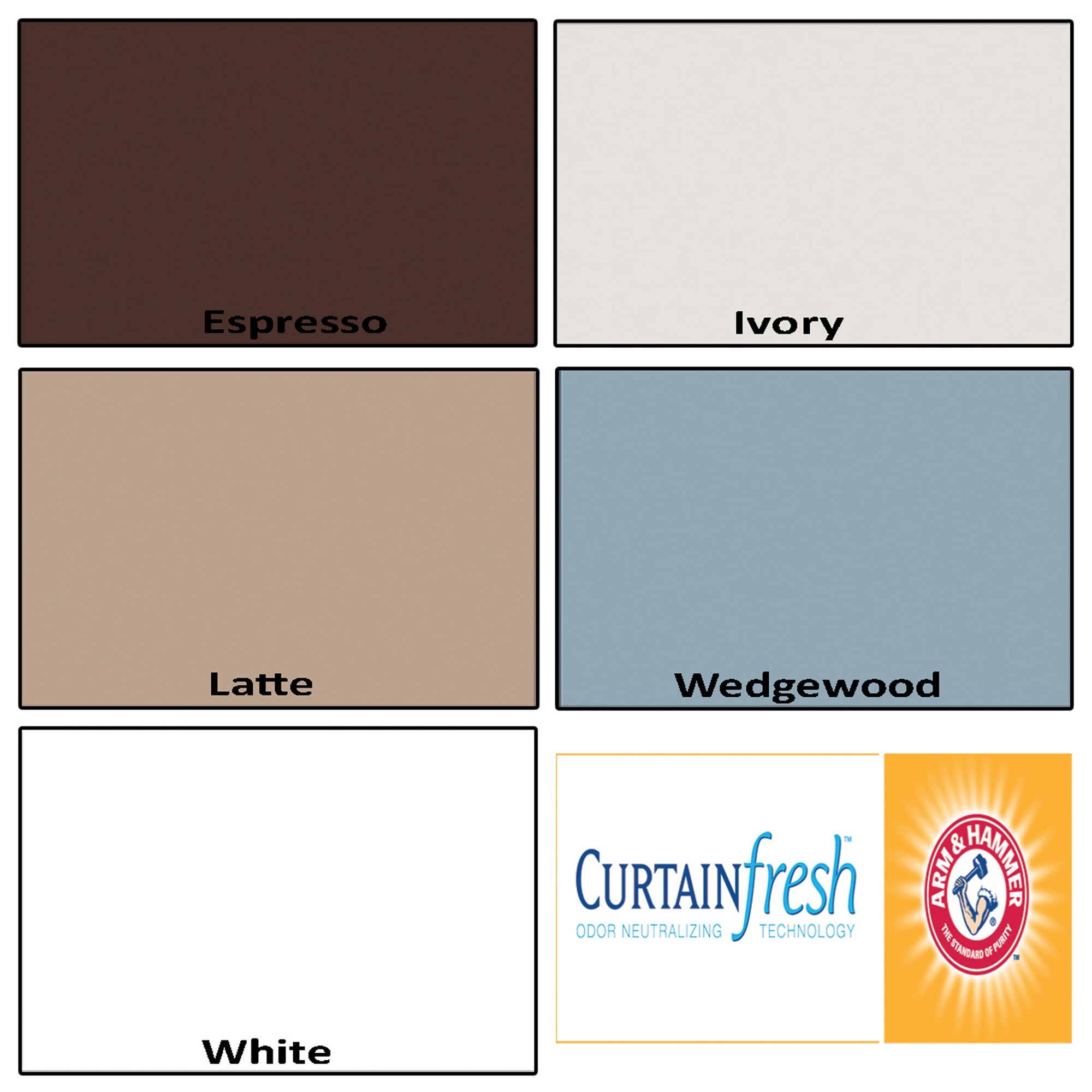 Arm & Hammer 11497059X095LAT curtains - View #4