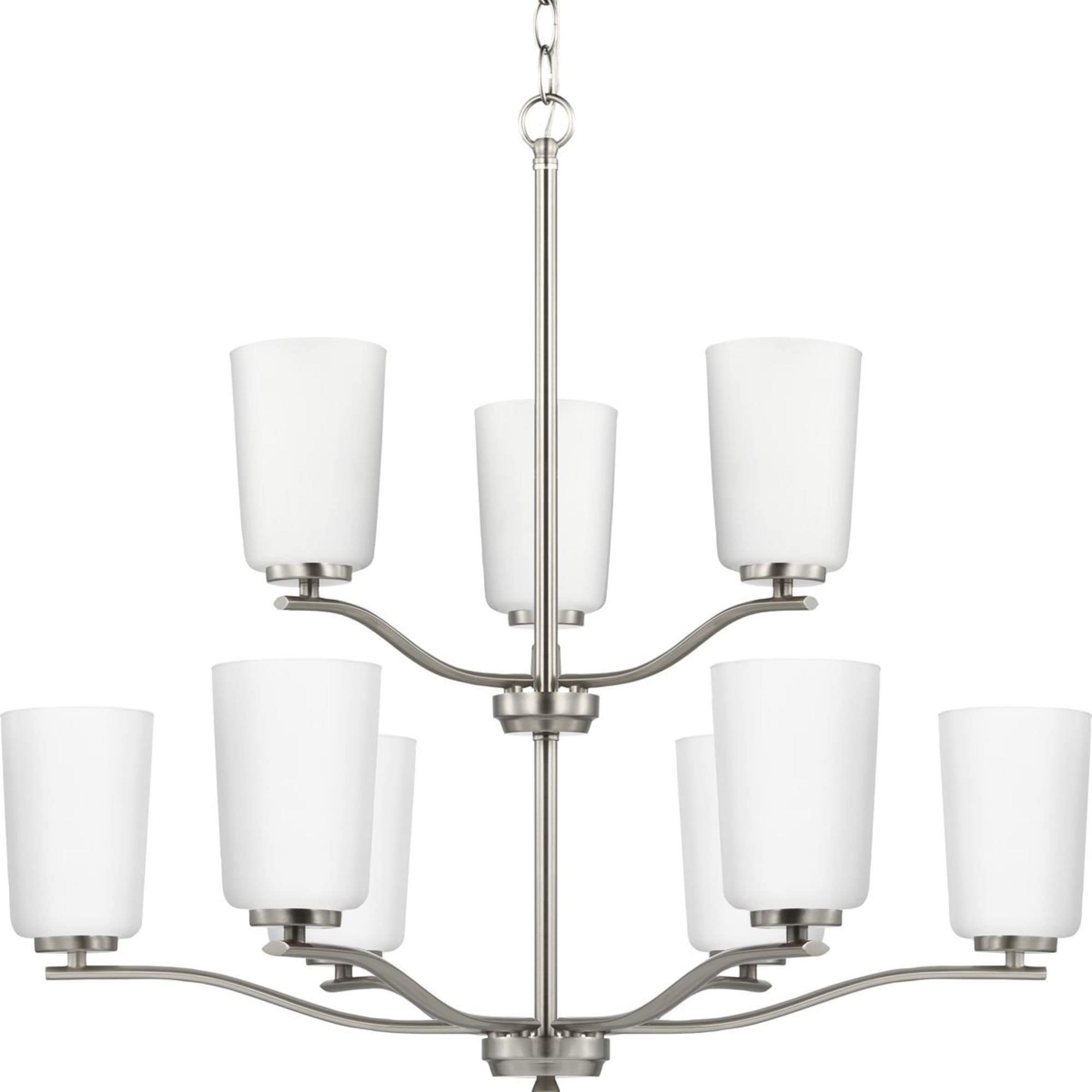 Progress Lighting Adley 5-Light Brushed Nickel Transitional Chandelier