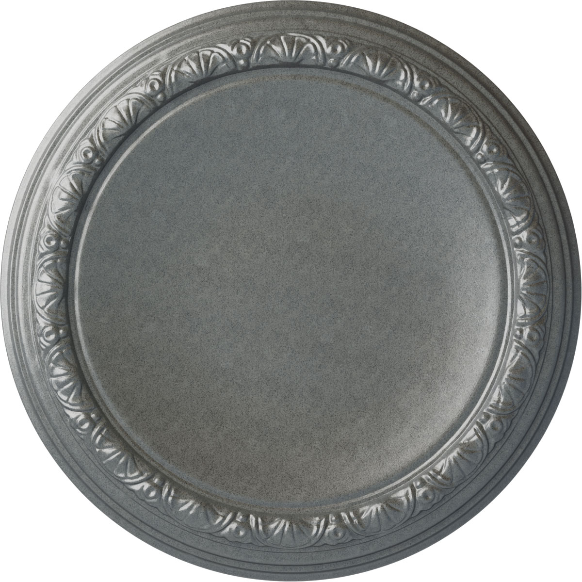 Ekena Millwork CM19CAPLS Carlsbad 19.5-in W x 19.5-in L Painted Platinum Polyurethane Whole Ceiling Medallion