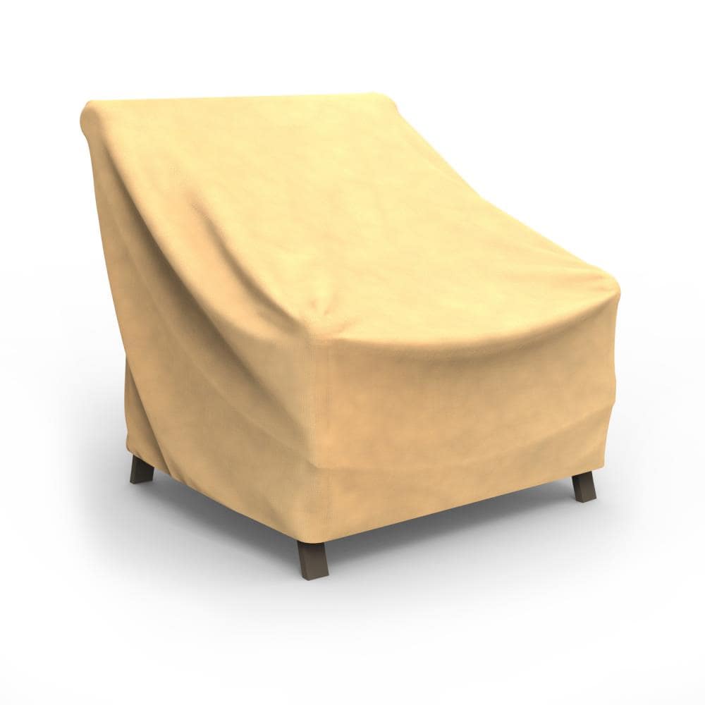Budge All-Seasons Tan Polypropylene Patio Furniture Cover For Conversation chair #P1W02SF1