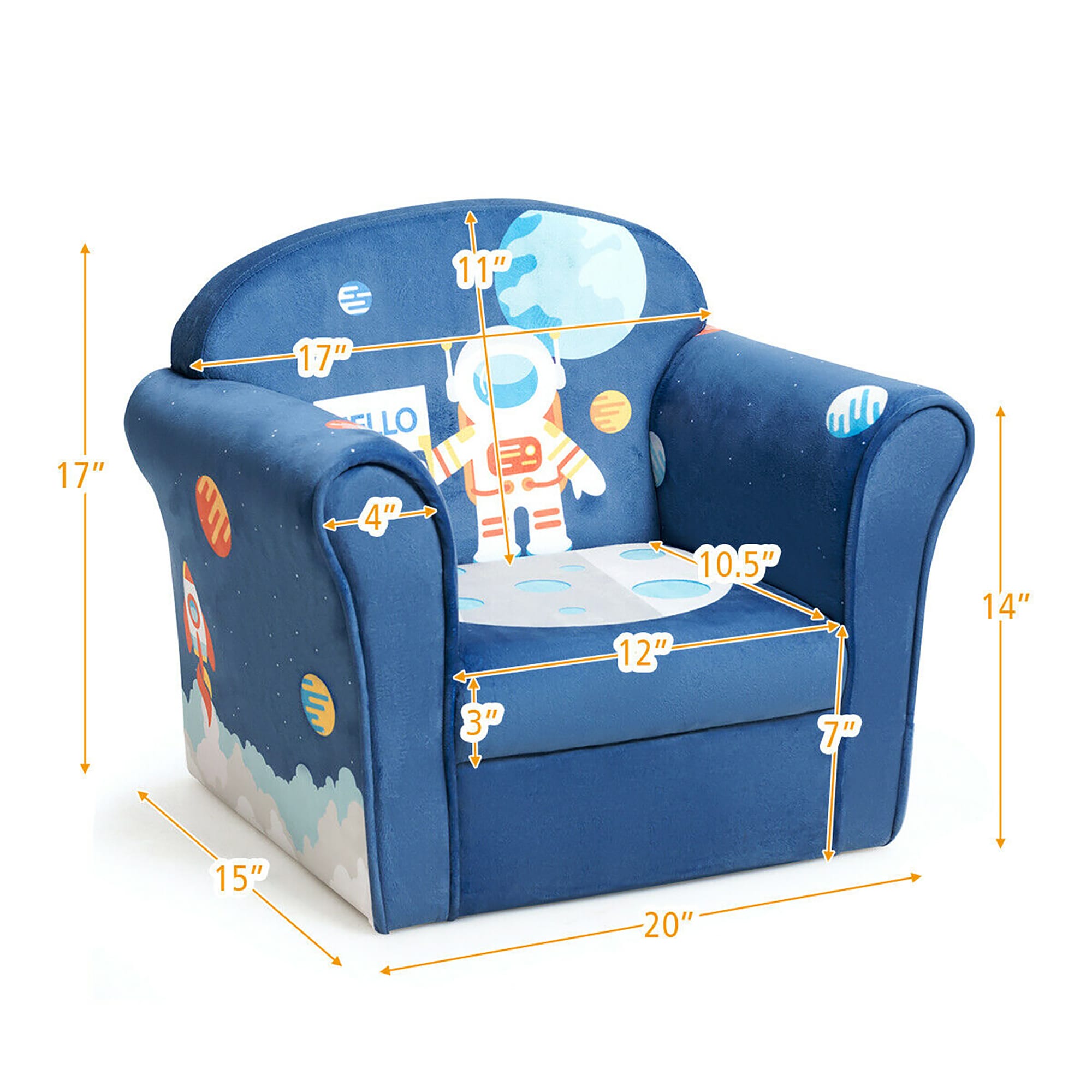 Costway HW65434 Sofas-Loveseats - View #2