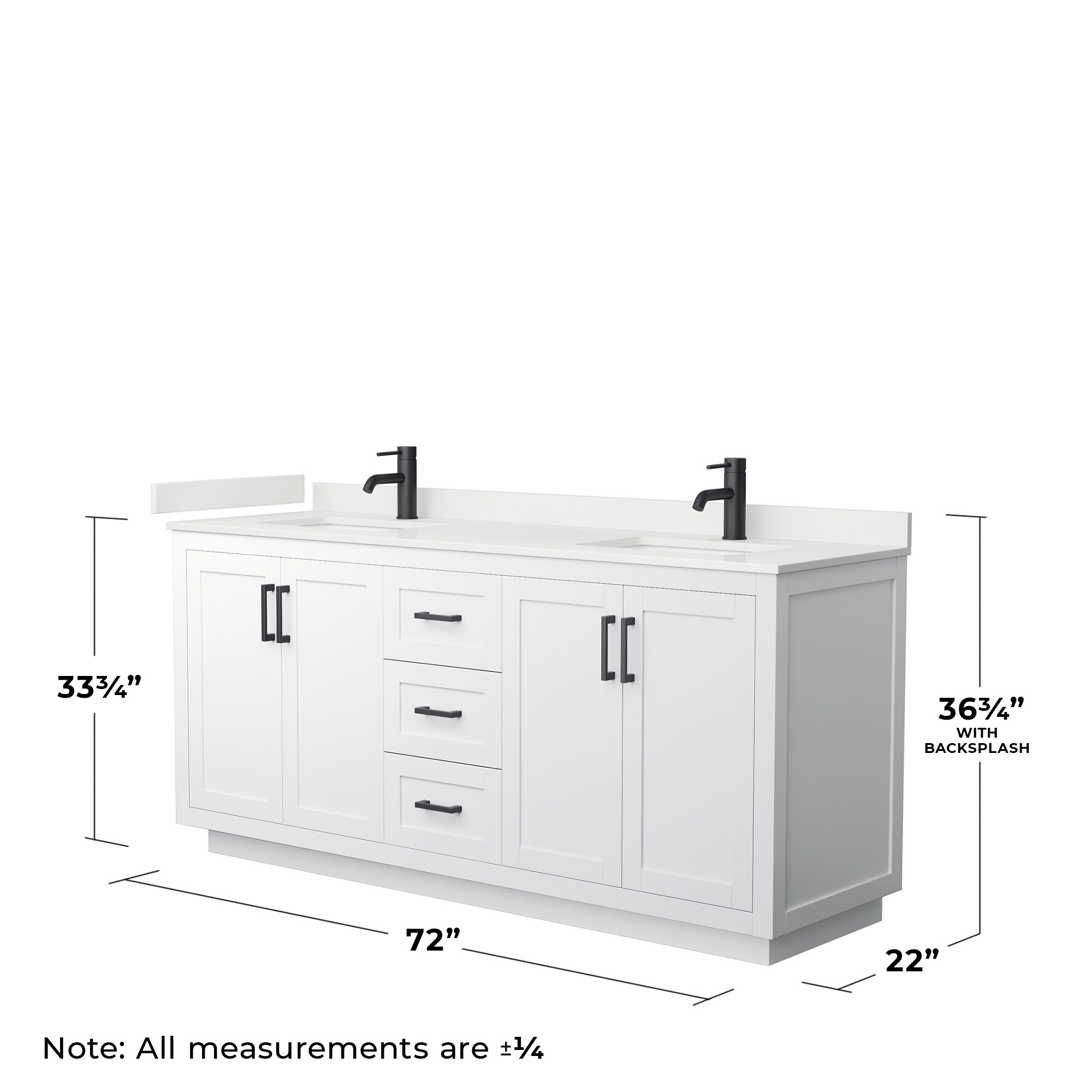 Wyndham Collection WCF292972DWBWQUNSM70 Bath-Vanity-Combo - View #6