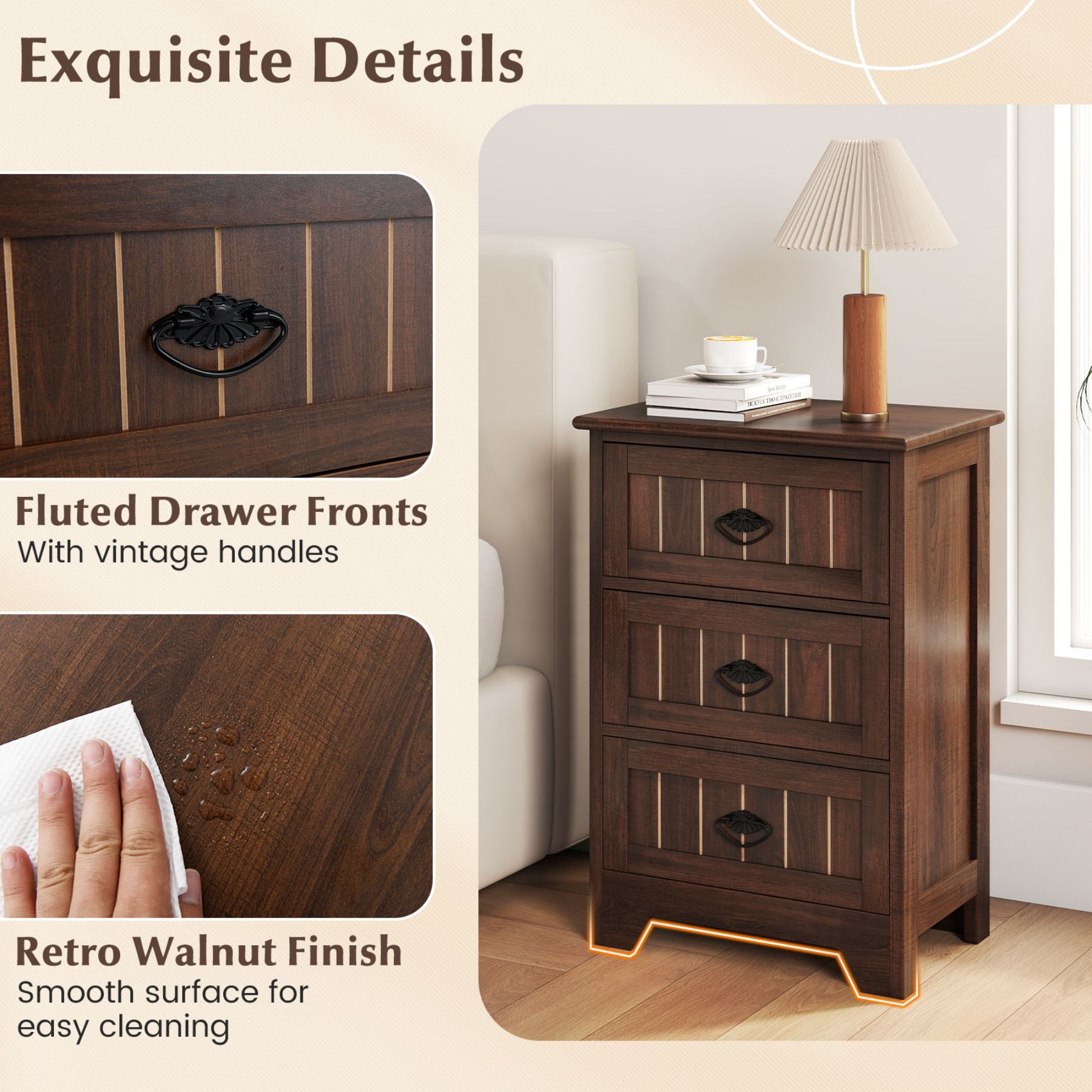 Poinic CWQ10088CF nightstands - View #5