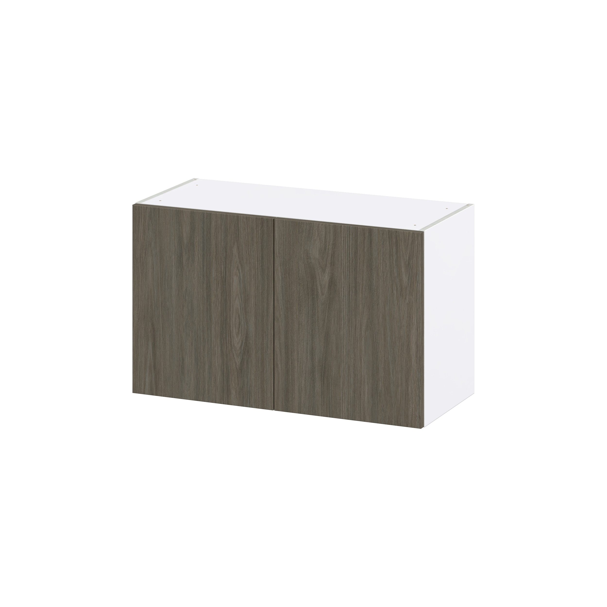 Hugo&Borg Savane 30-in W x 15-in H x 14-in D Textmel Microwave Wall Fully Assembled Cabinet (Flat Panel Style)