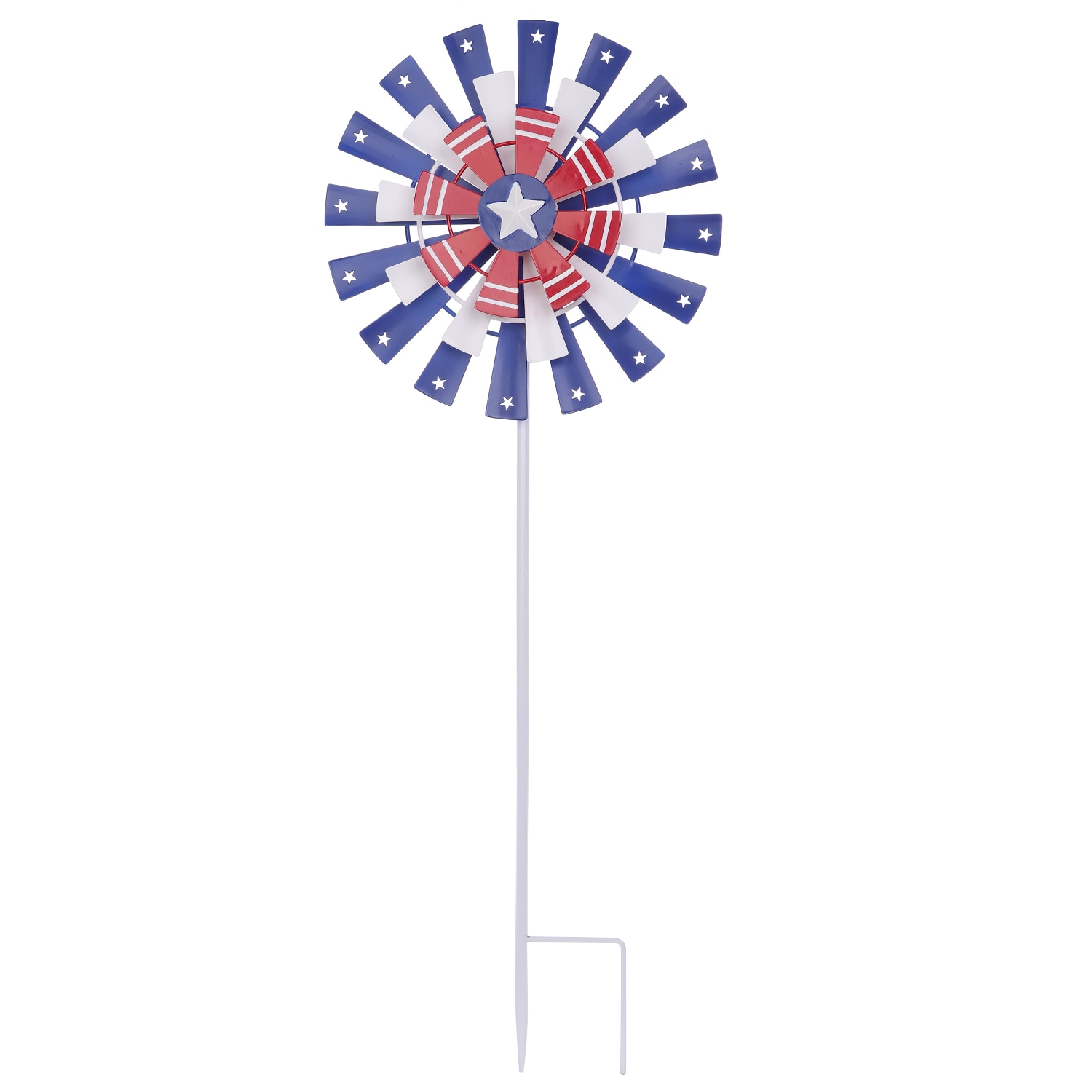 Holiday Living Metal Outdoor Pathway marker Patriotic 4th of July Decor #LW37-OX273