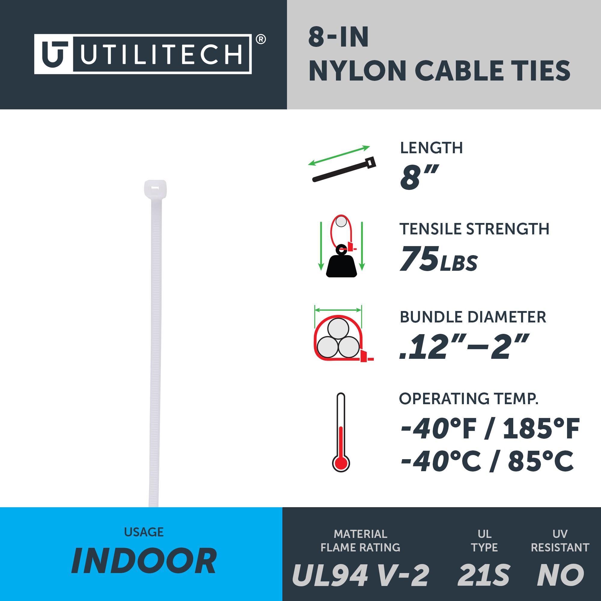 Utilitech SGY-CT113 Cable-Ties - View #3