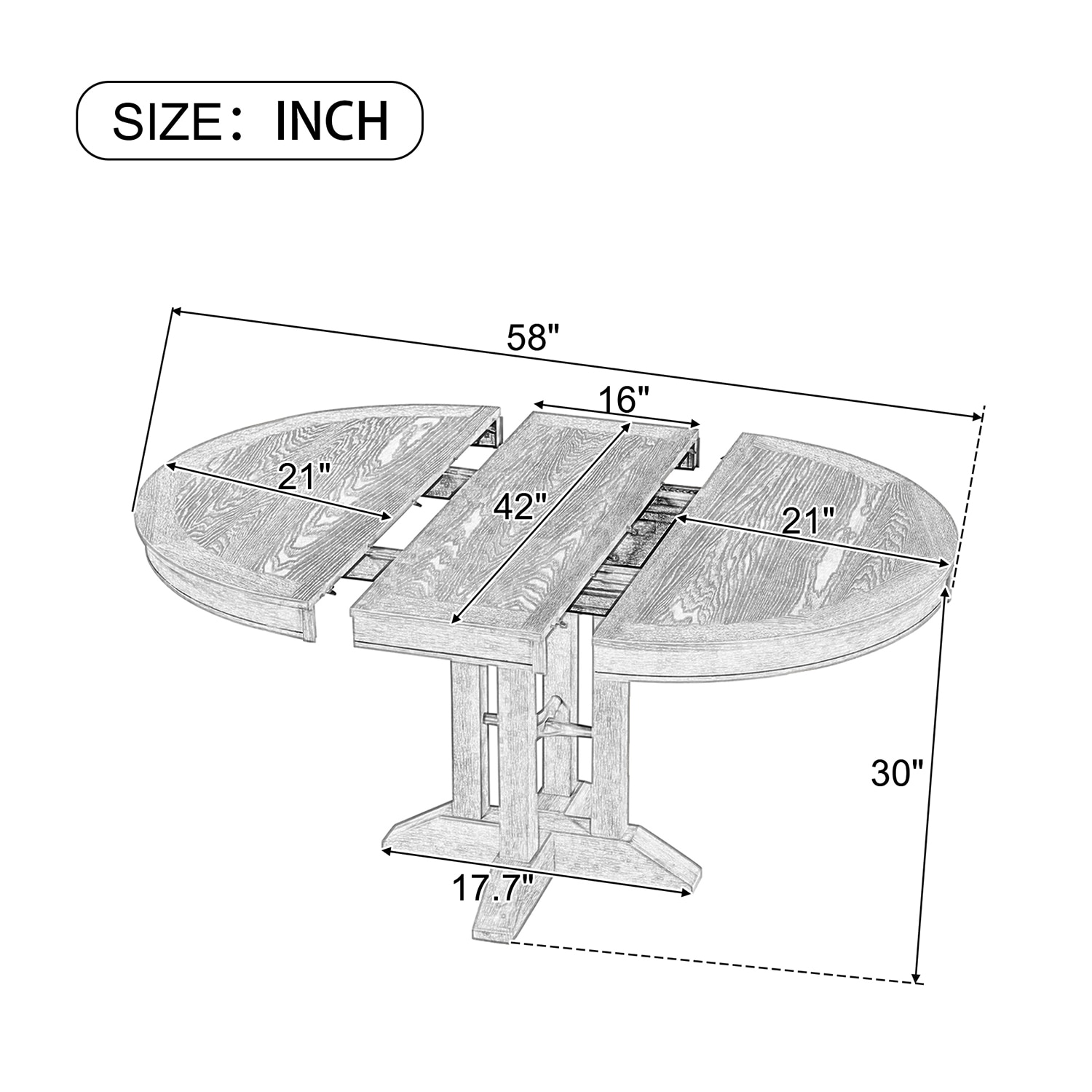SINOFURN SYA290001GN Dining-Tables - View #6