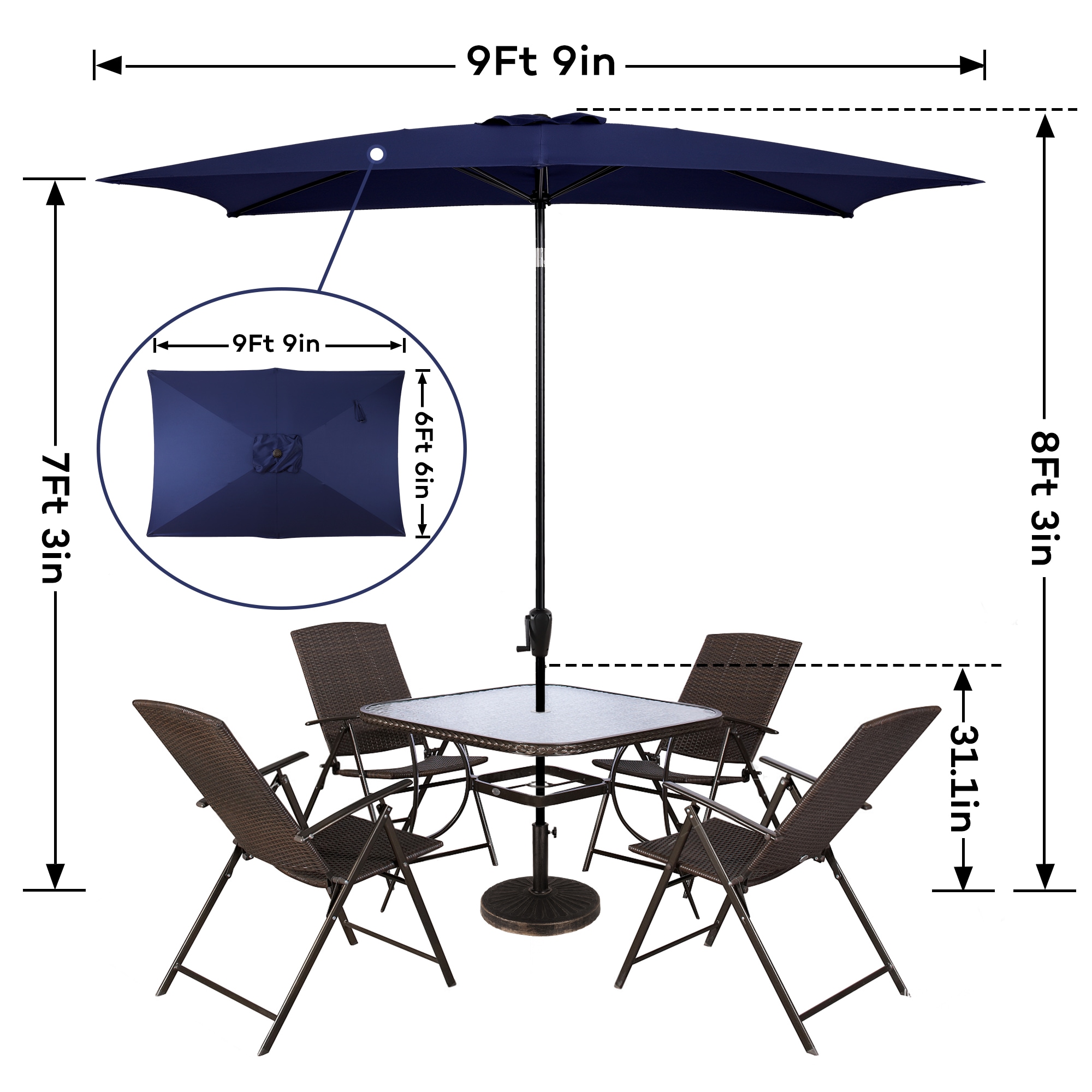 Sun-Ray 201004REC Umbrellas-2 - View #3