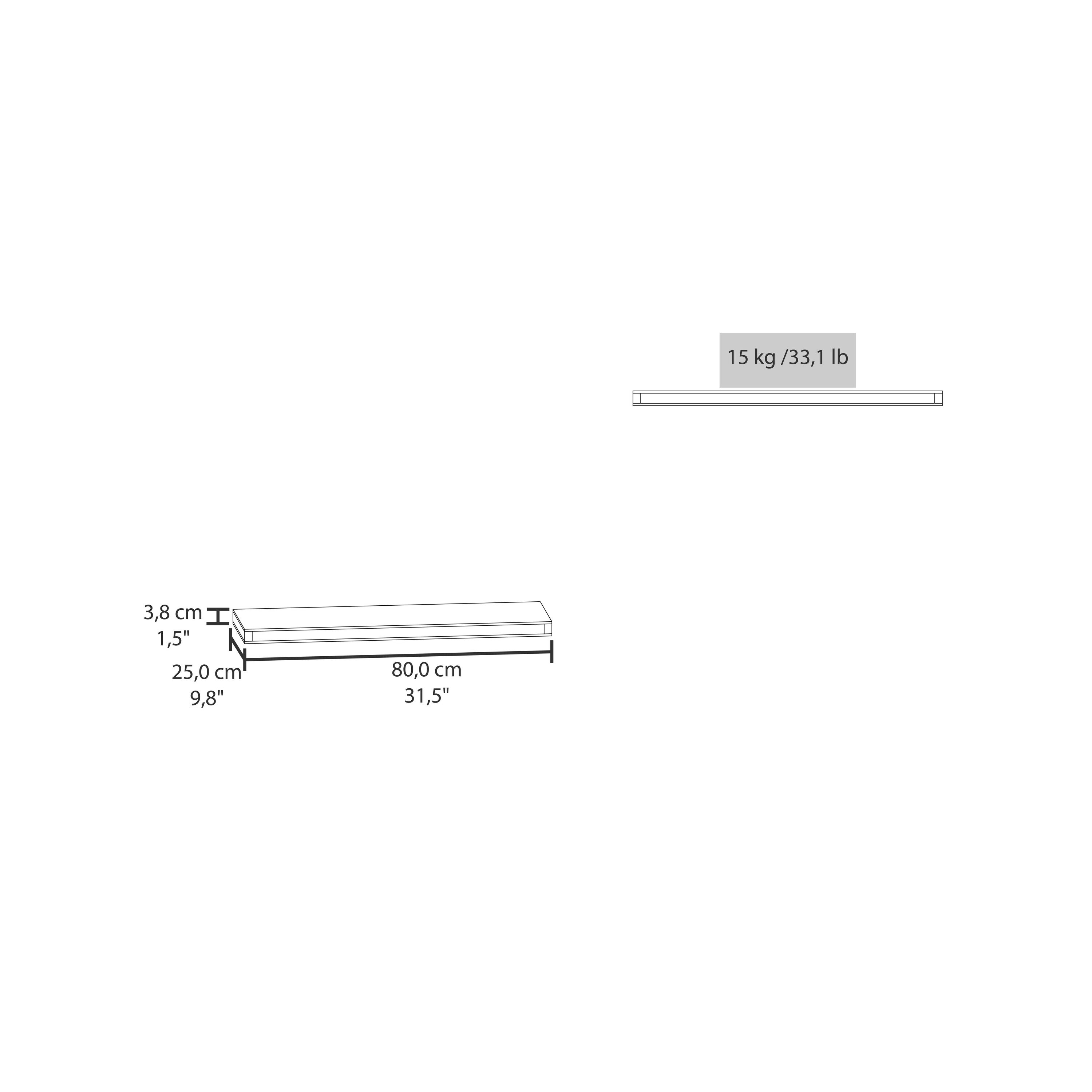 LUXEYARD DS-X-43-SHLE45 Wall-Mounted-Shelving - View #4