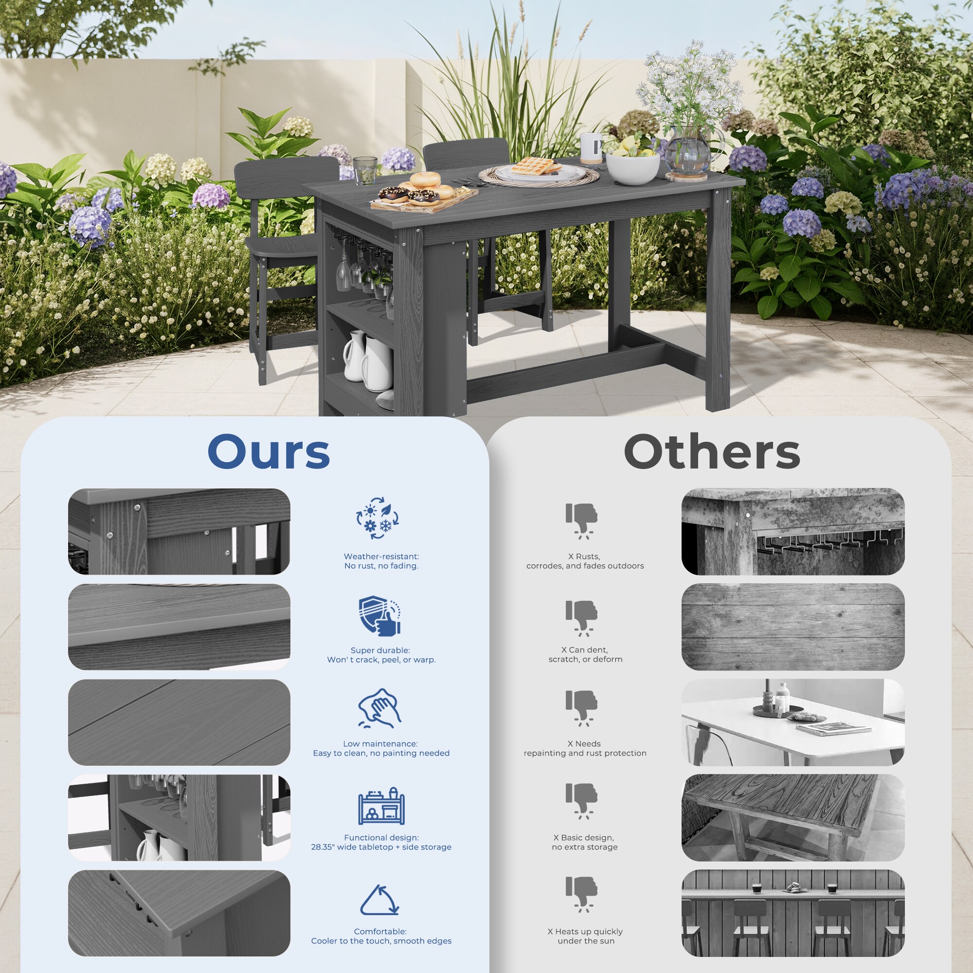 JEAREY XJG3JT-YW Patio-Dining-Sets - View #12