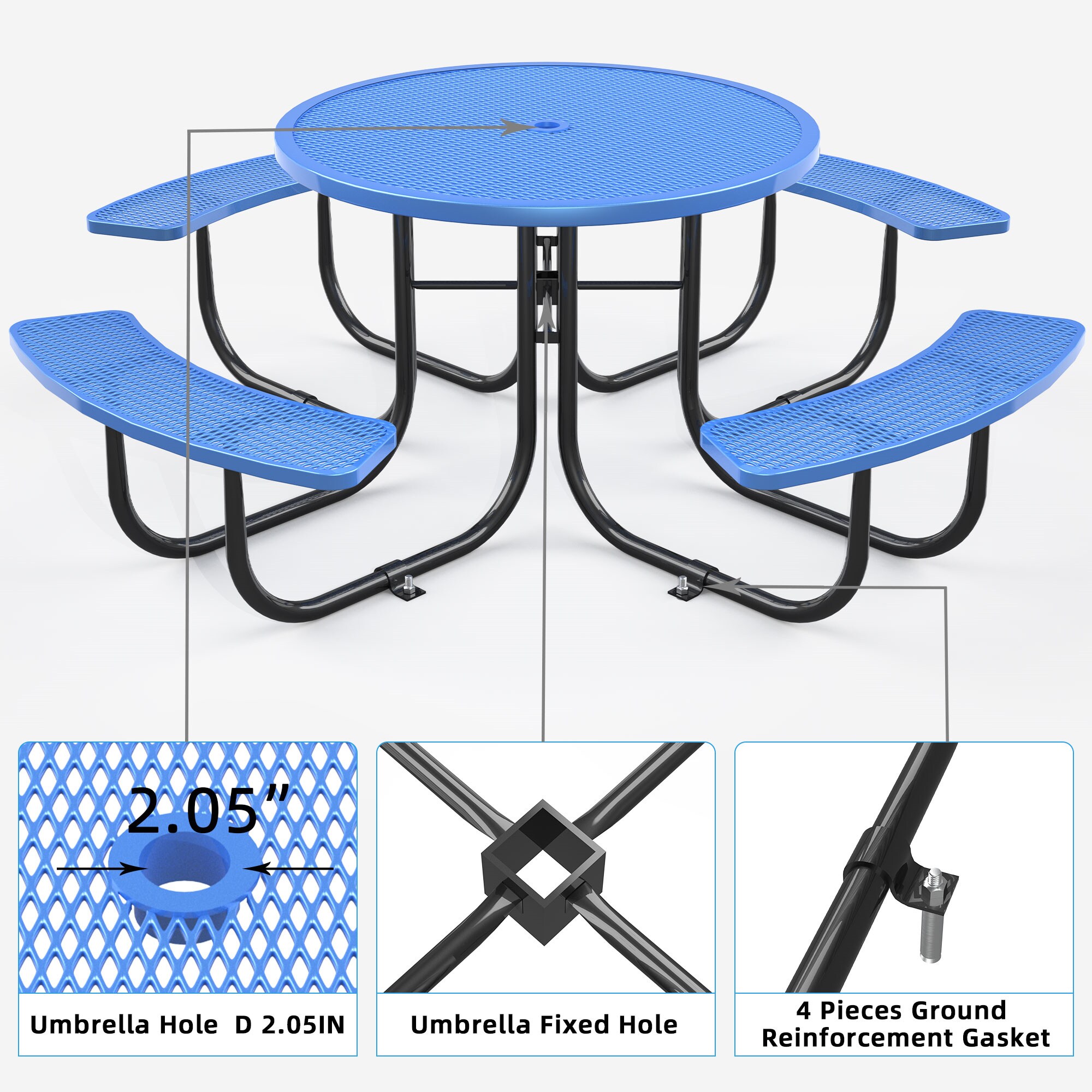BABOOM BOM-00102AD-OR Picnic-Tables - View #6