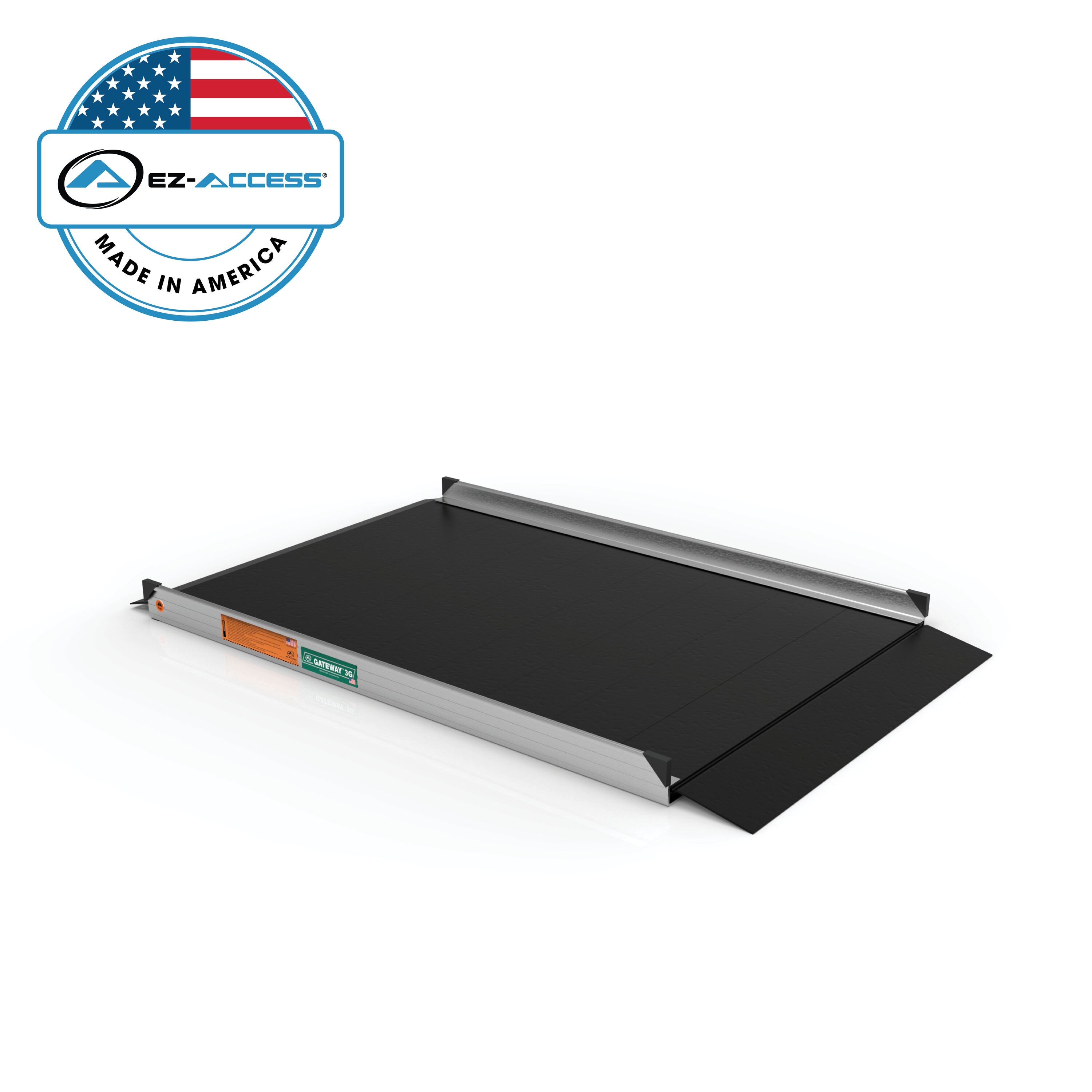 EZ-ACCESS G3G 05BLK 5-ft x 36-in Aluminum Modular Entryway Wheelchair Ramp ADA Compliant
