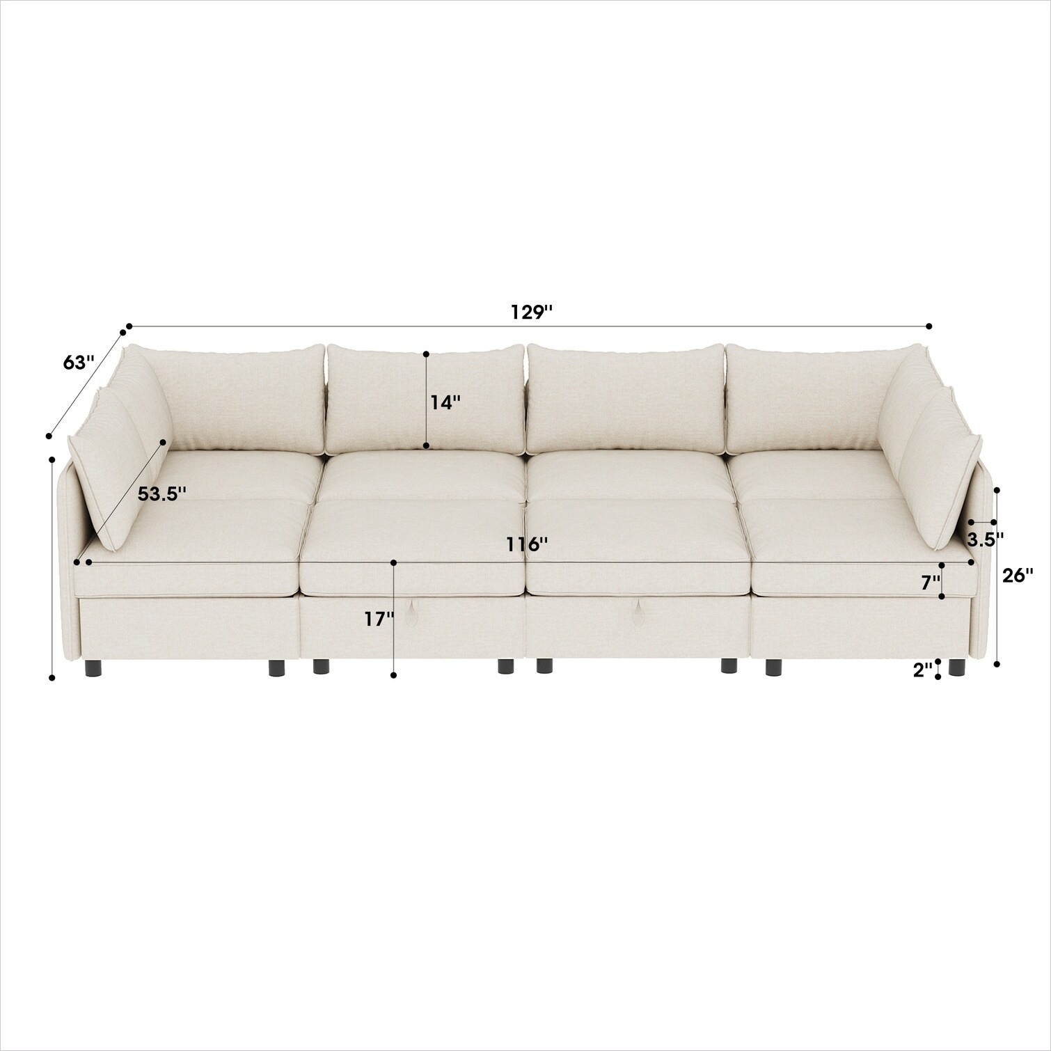 Naturefalls EKD9SZOJ7W6X Sofas-Loveseats - View #5