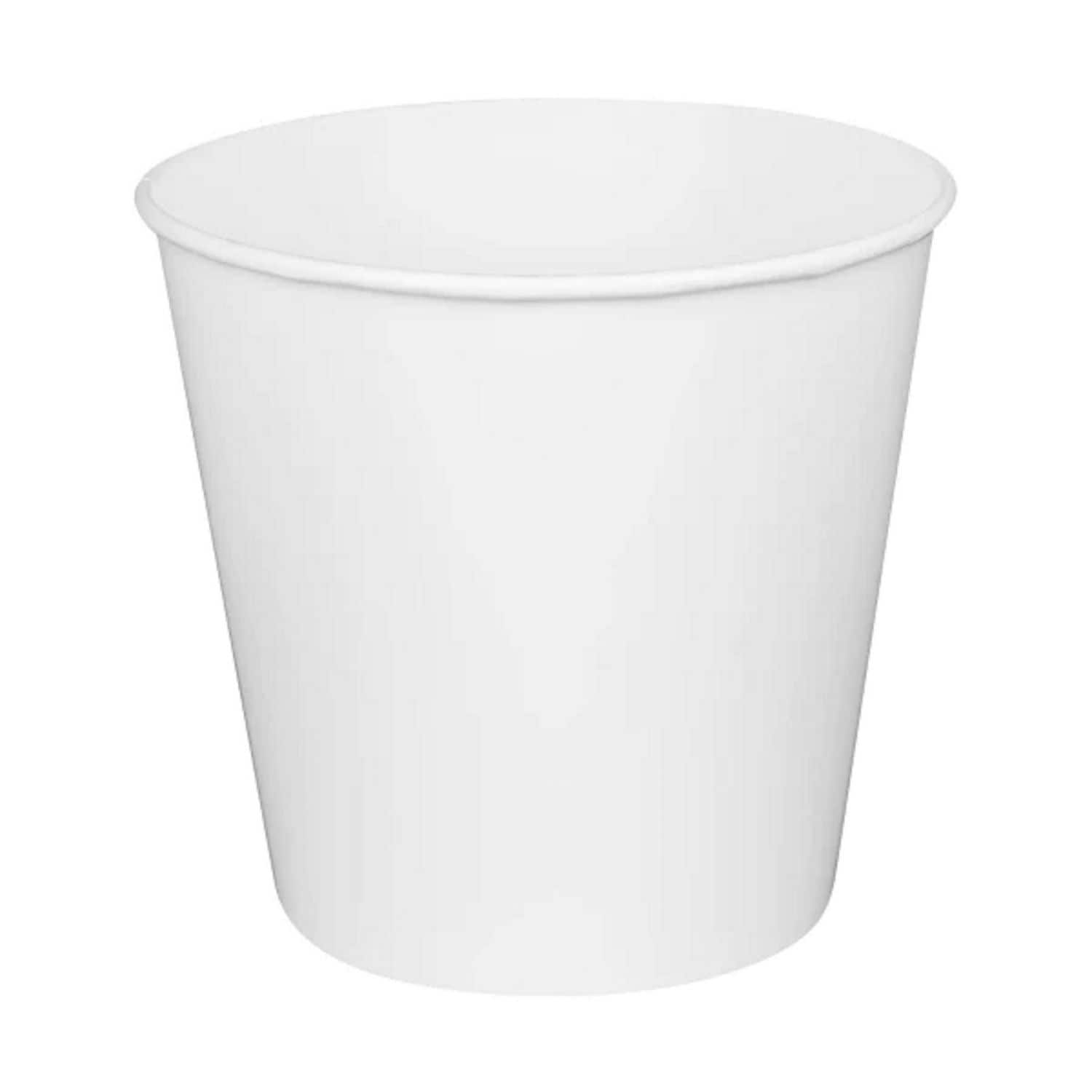 Karat Food Bucket 170 oz 8.9 in Diameter x 8.36 in h White Paper 150/Carton