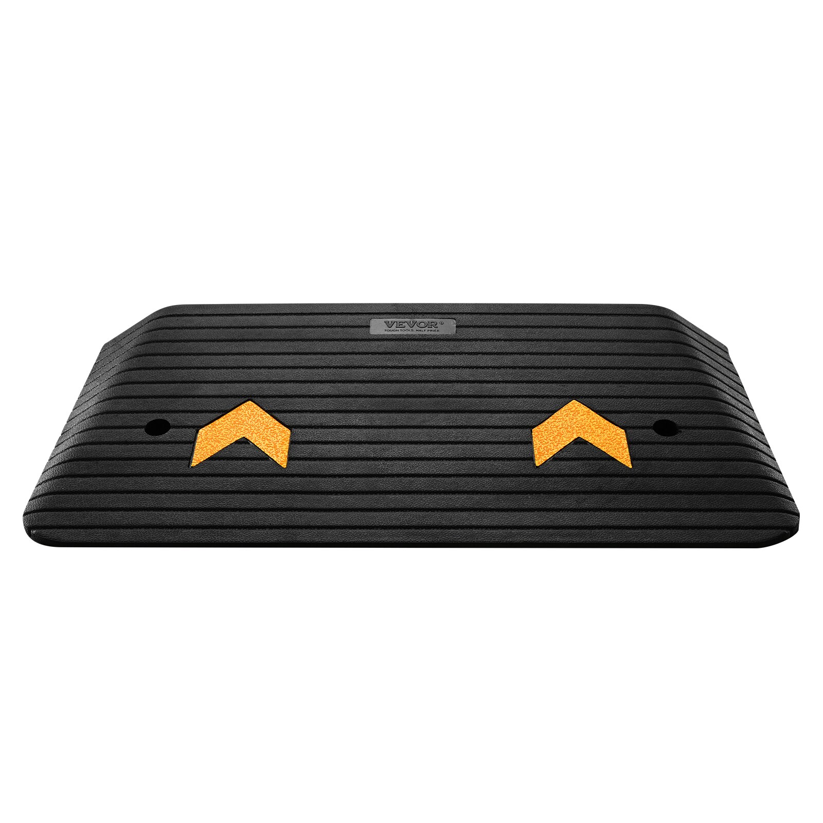 VEVOR 3-in H 15 T Rubber Threshold Ramp 2.95-ft x 18-in Rubber ...