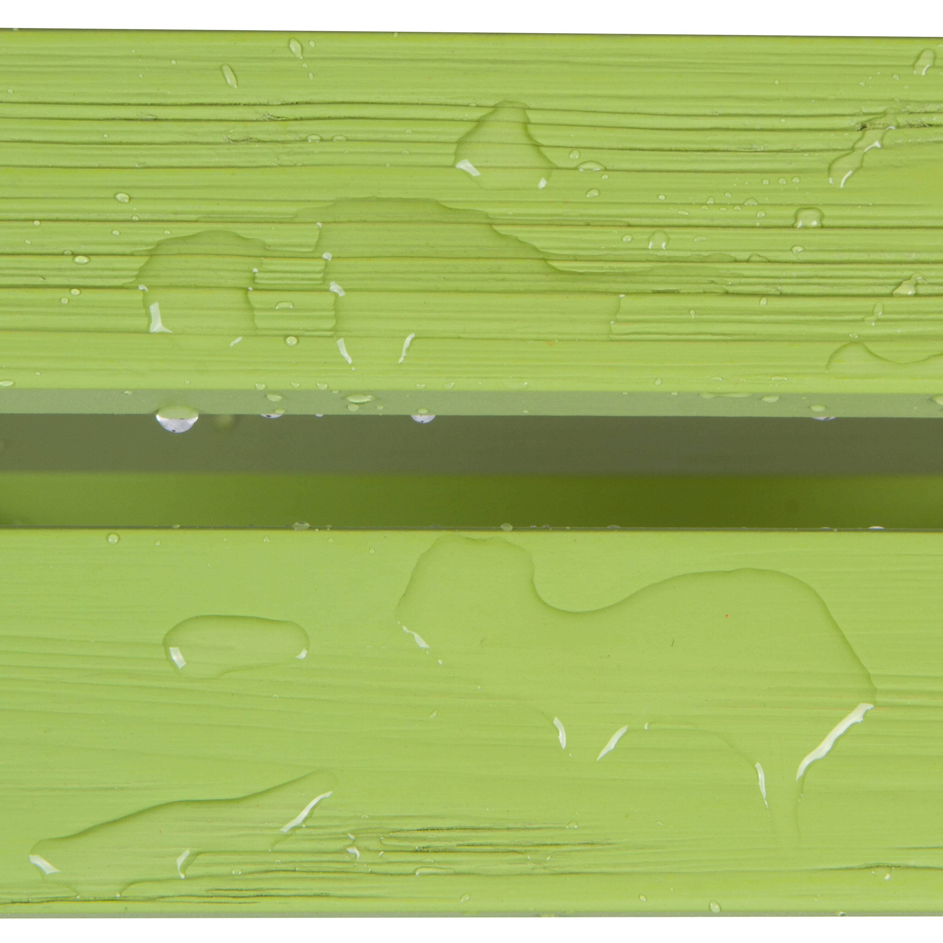 Lime Green Cedar Wood Folding Outdoor Side Table