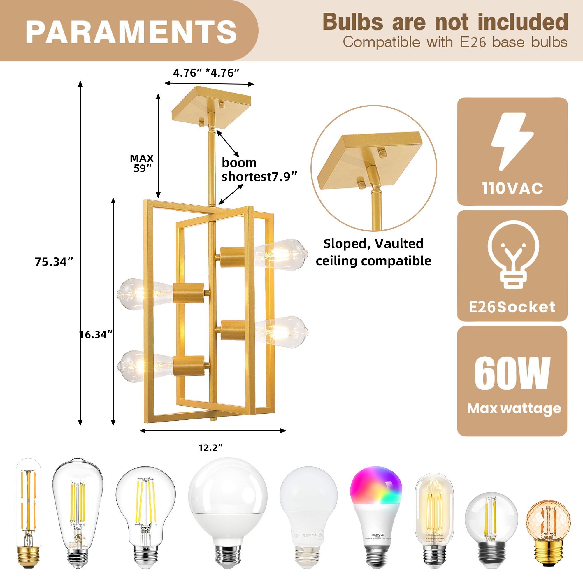 Poinic LTTZ-T274C Pendant-Lights - View #4