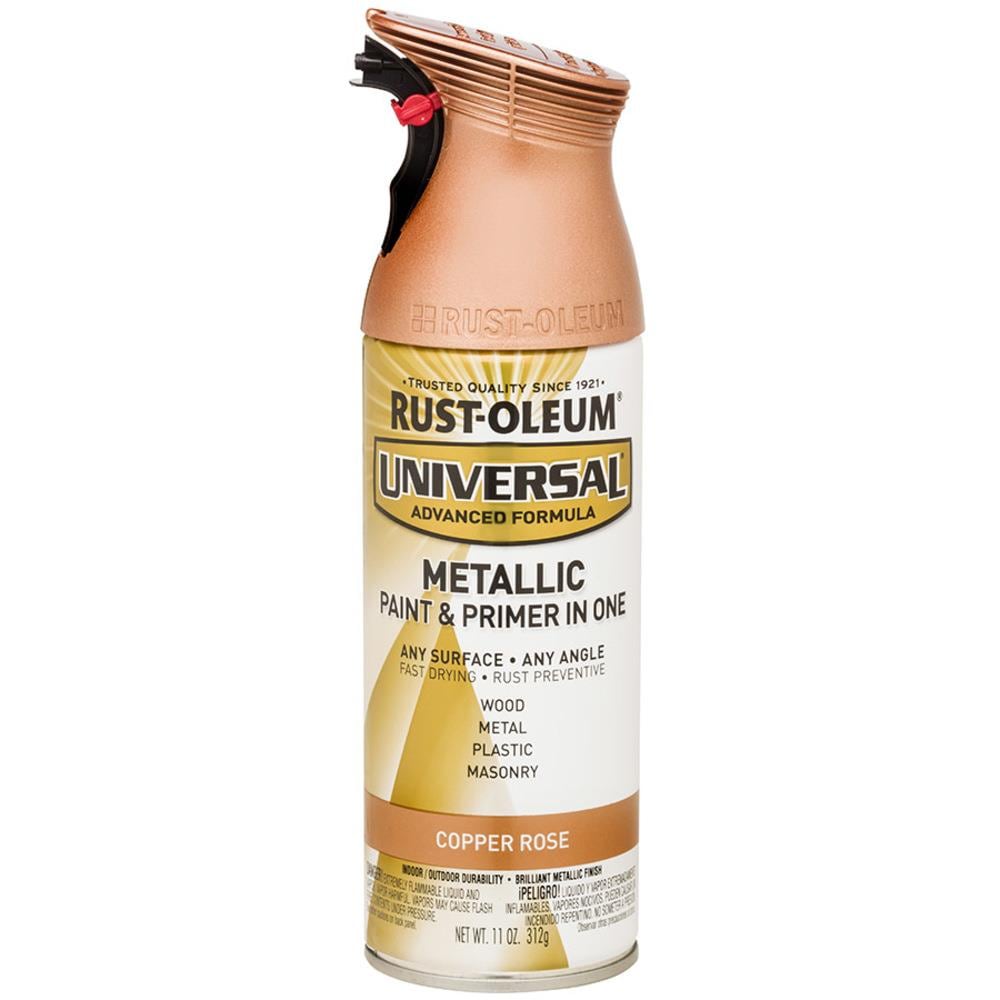 Rust-Oleum Specialty Polished Metallic Spray Paint Rose Gold 10 oz.:  : Tools & Home Improvement