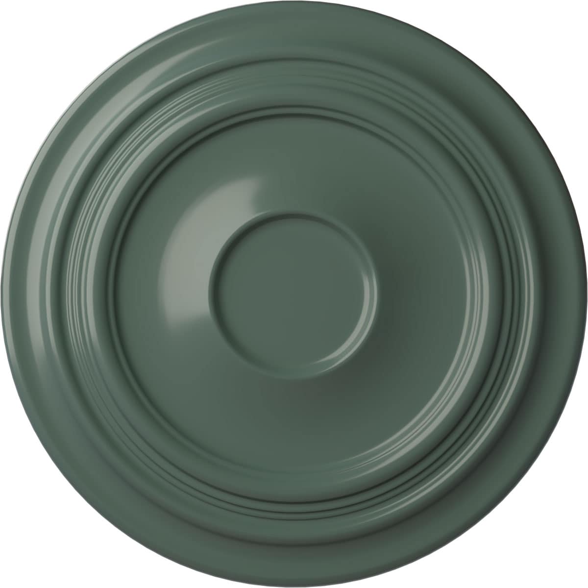 Ekena Millwork CM24TRCBF Traditional 24.375-in W x 24.375-in L Painted Cloud Burst Polyurethane Whole Ceiling Medallion