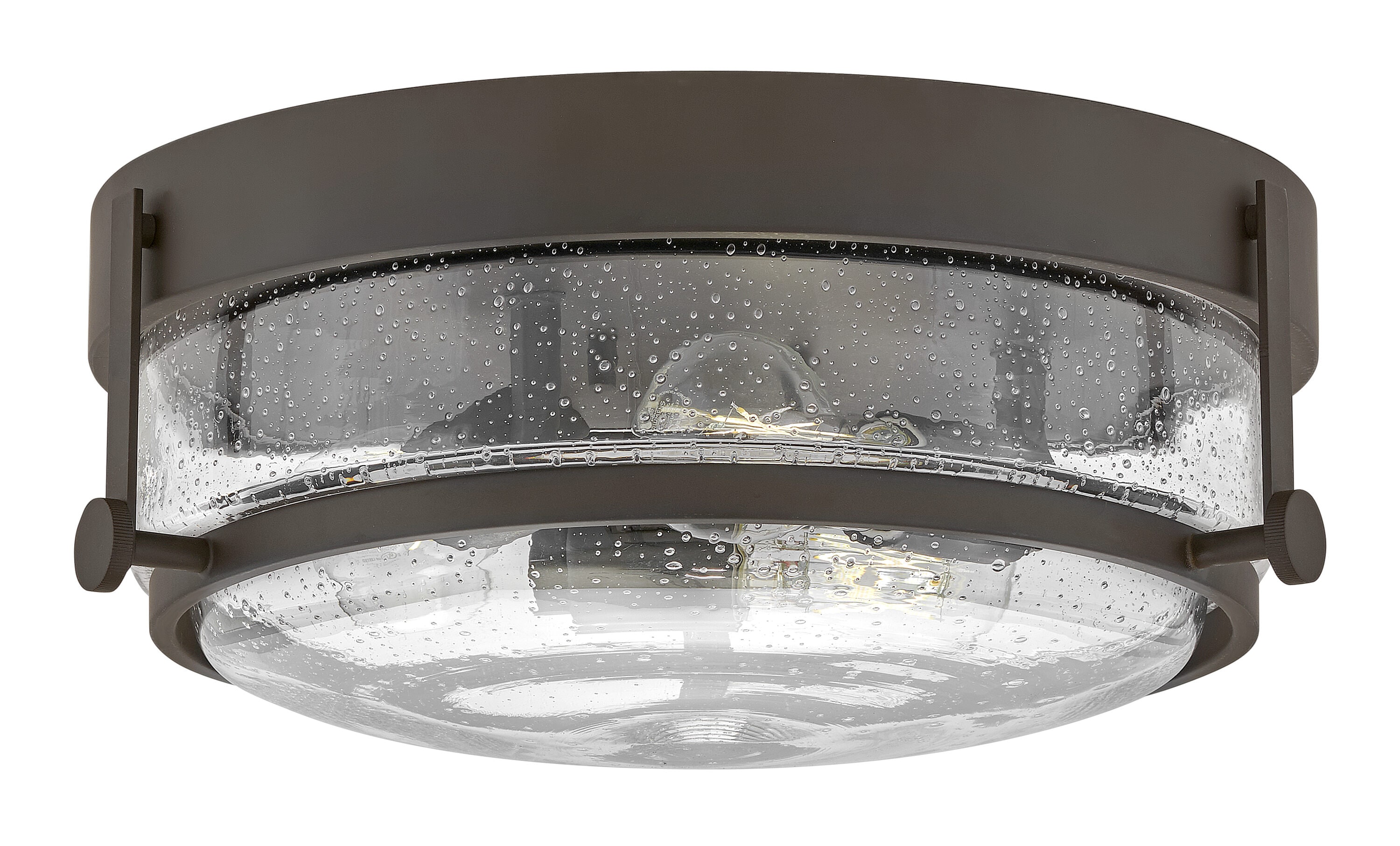 Hinkley 3640OZ-CS Harper 3 -Light 15.75-in Oil rubbed Bronze Flush Mount Light