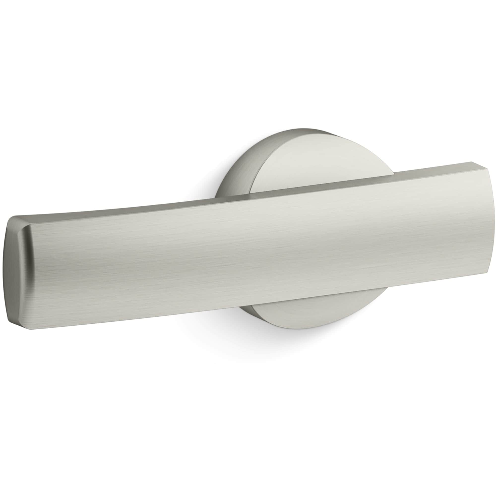 KOHLER K-30919-L-BN Santa Rosa 3-1/4-in Front/Side Mount Vibrant Brushed Nickel Handle with lever