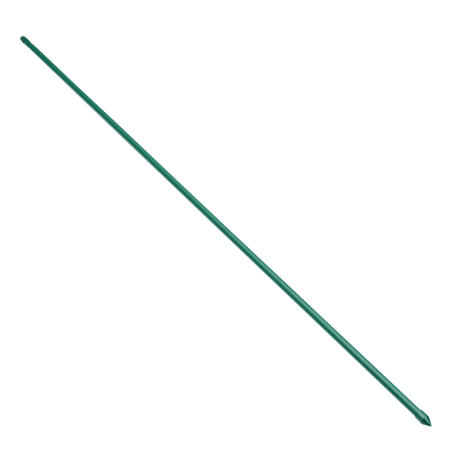 GIVIMO 82.68-in Extra-Tall Garden Stakes 25-Pack 0.43-in PE-Coated Steel Trellis Poles with Pointed Ends Non-Slip Bumps for Climbing Vines Hops Greenhouse Vertical Growing