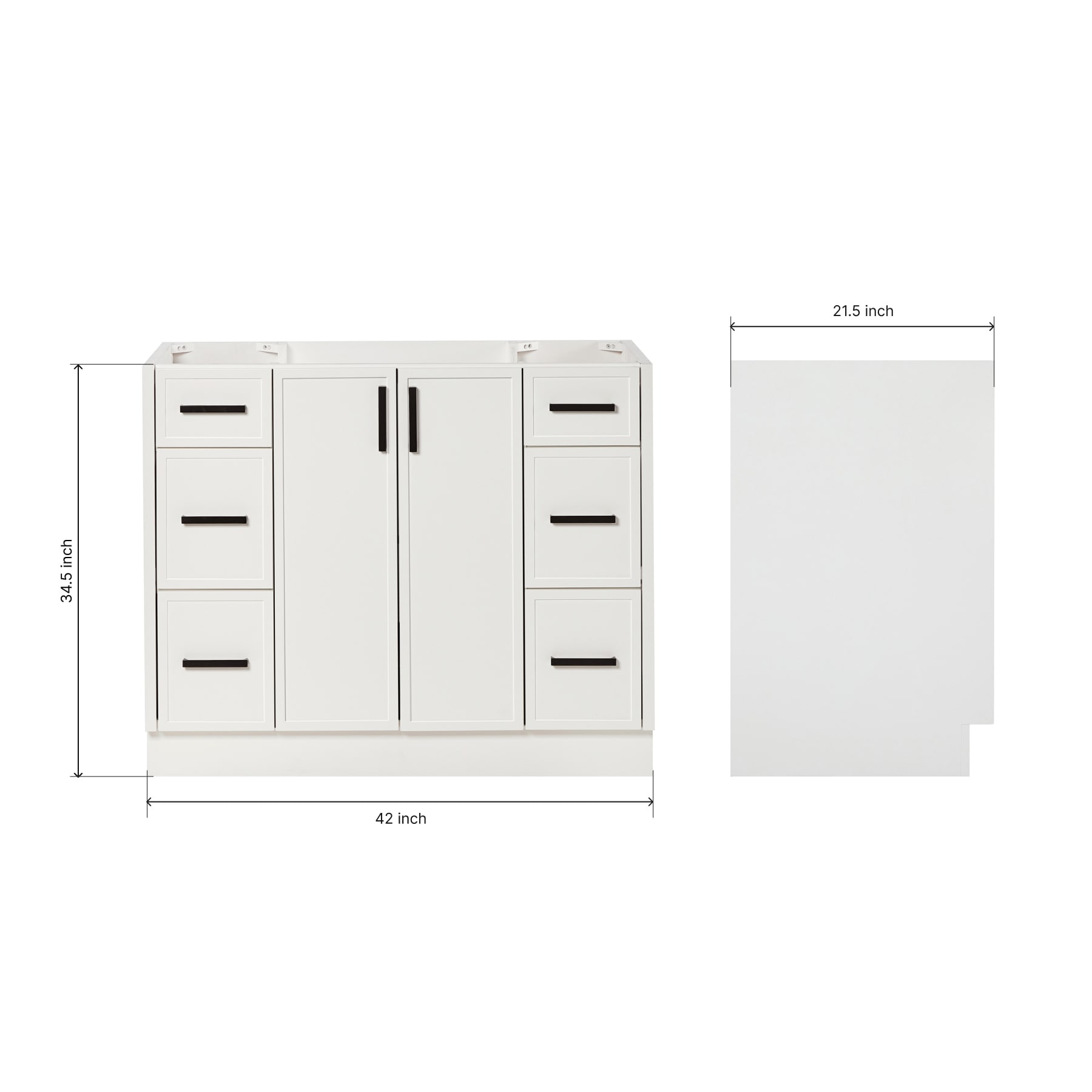 ARIEL K42-BC-WHT vanities - View #4