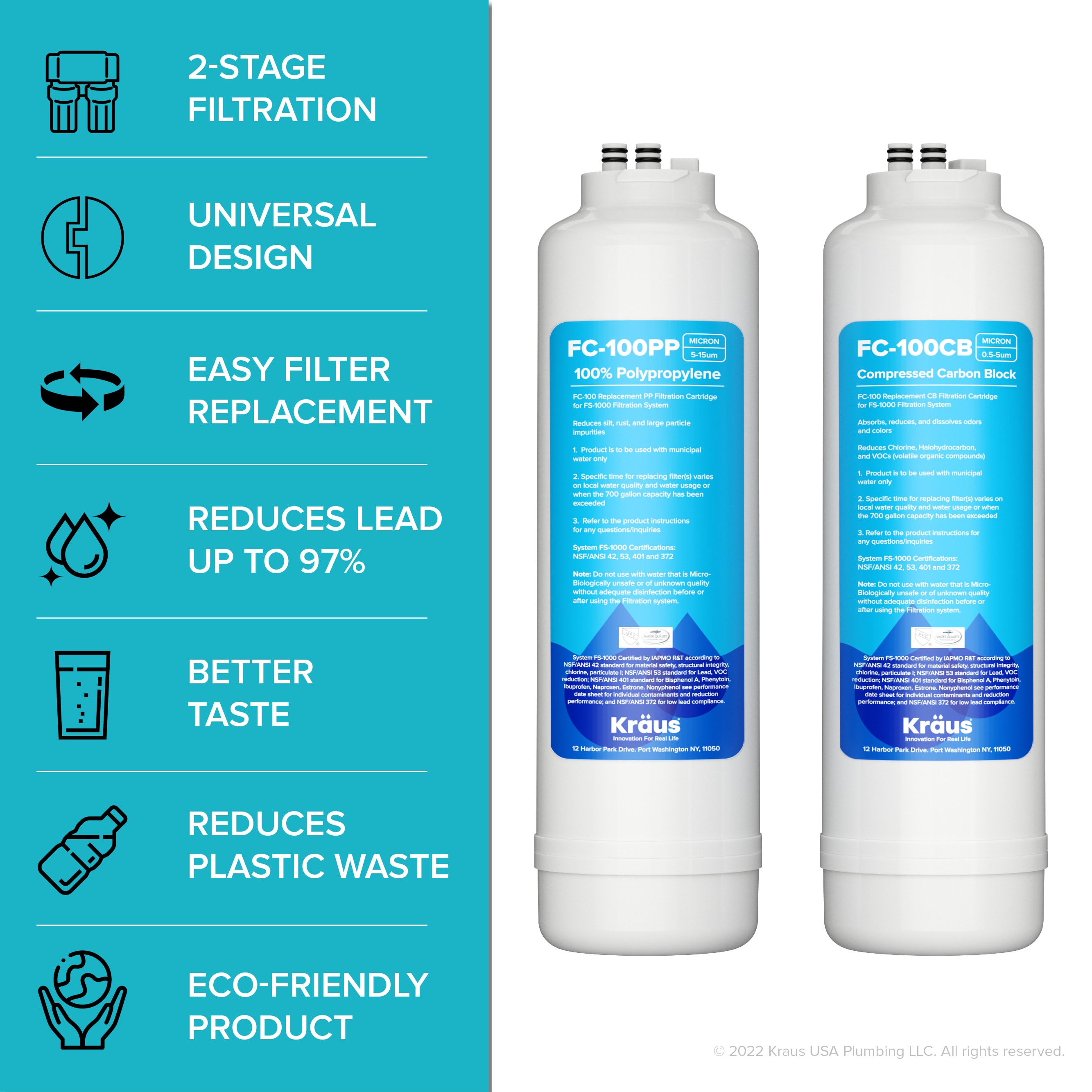 Kraus FC-100 Replacement-Water-Filters-Cartridges - View #10