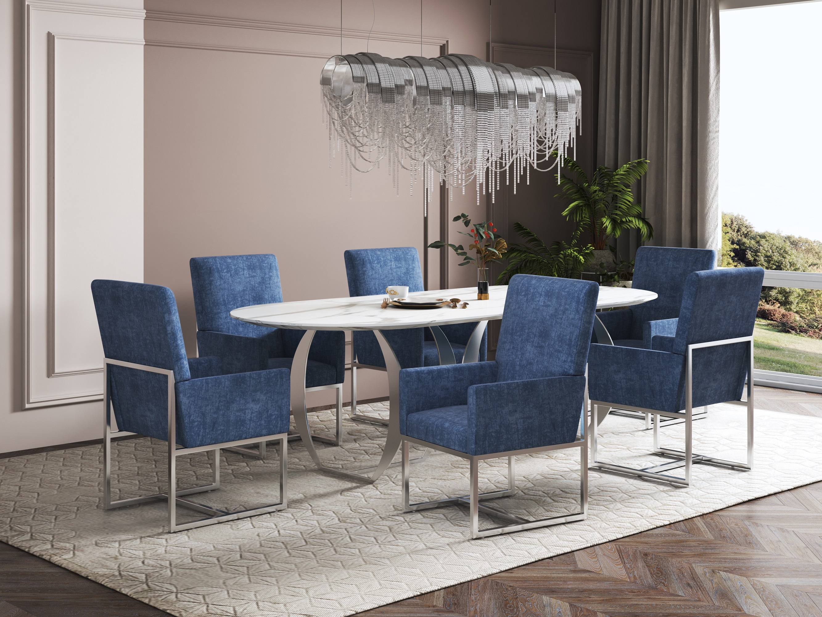 Manhattan Comfort 2-DC029-BL Dining-Chairs - View #9