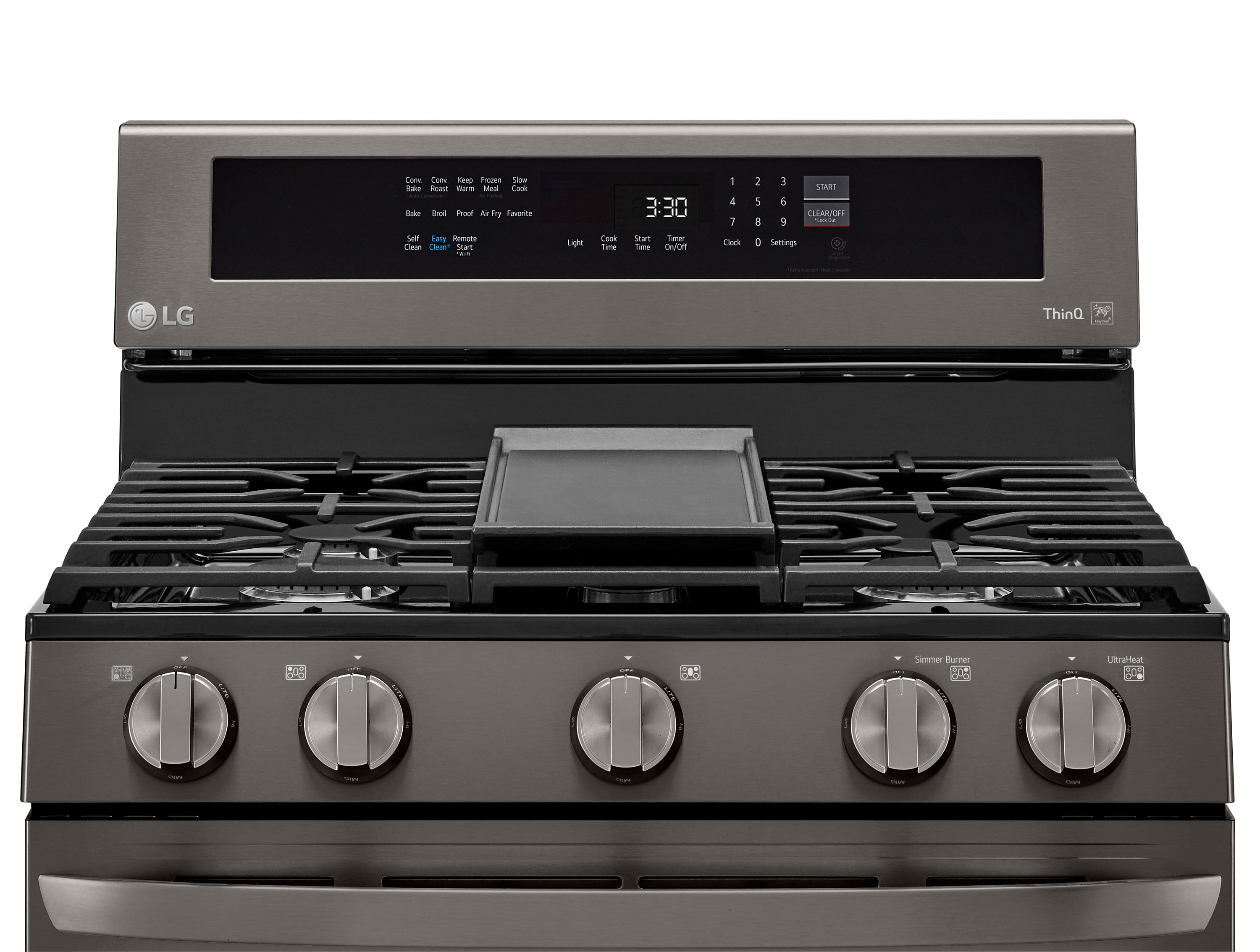 LG black stainless steel gas oven makes cooking easy - CNET