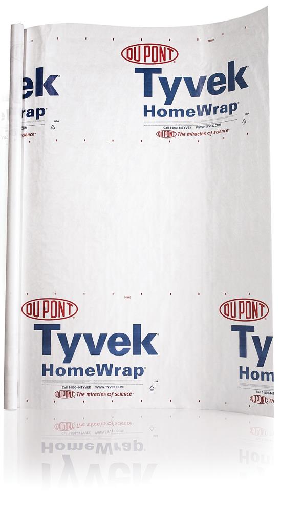 Tyvek 5-ft x 200-ft Water Resistant House Wrap (1000-sq ft) in the House  Wrap department at