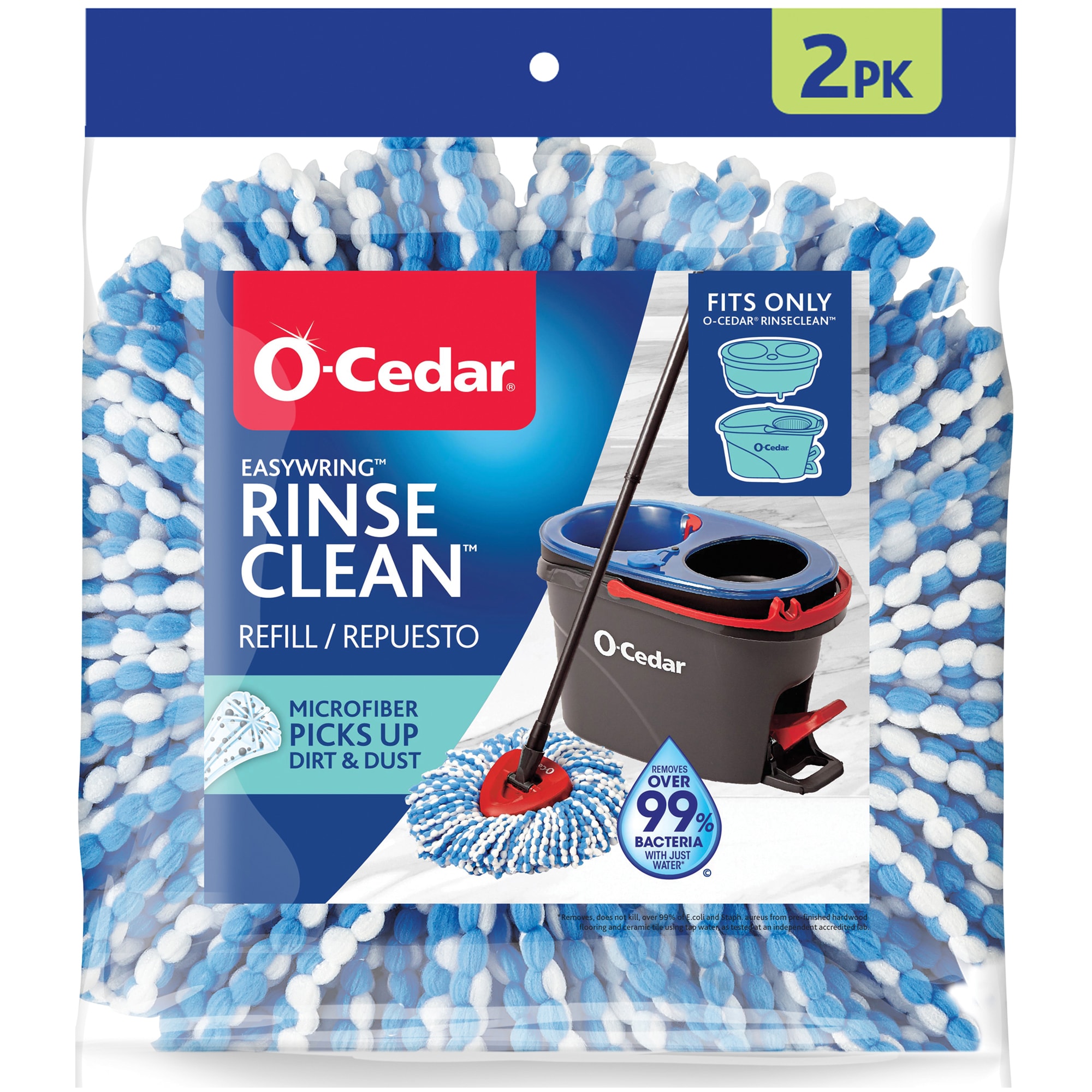 O-Cedar RinseClean Microfiber Refill (2-Pack)