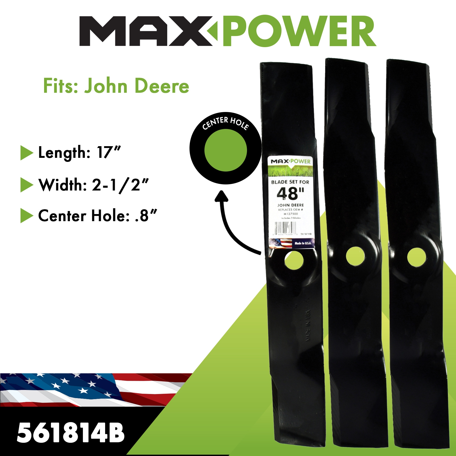 MaxPower 561814B Ope-Mower-Blades - View #2