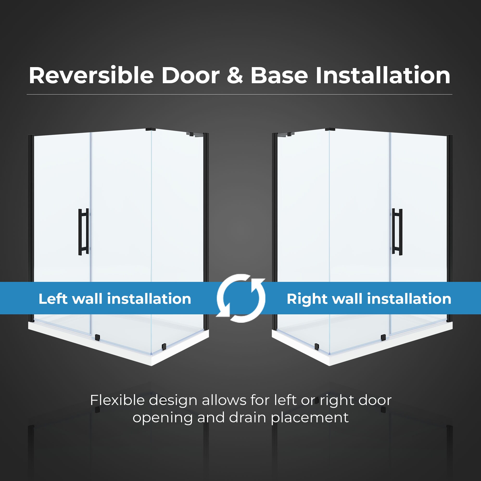 OVE Decors 15SKSR-BREP60-BLK Alcove-Shower-Kit - View #11