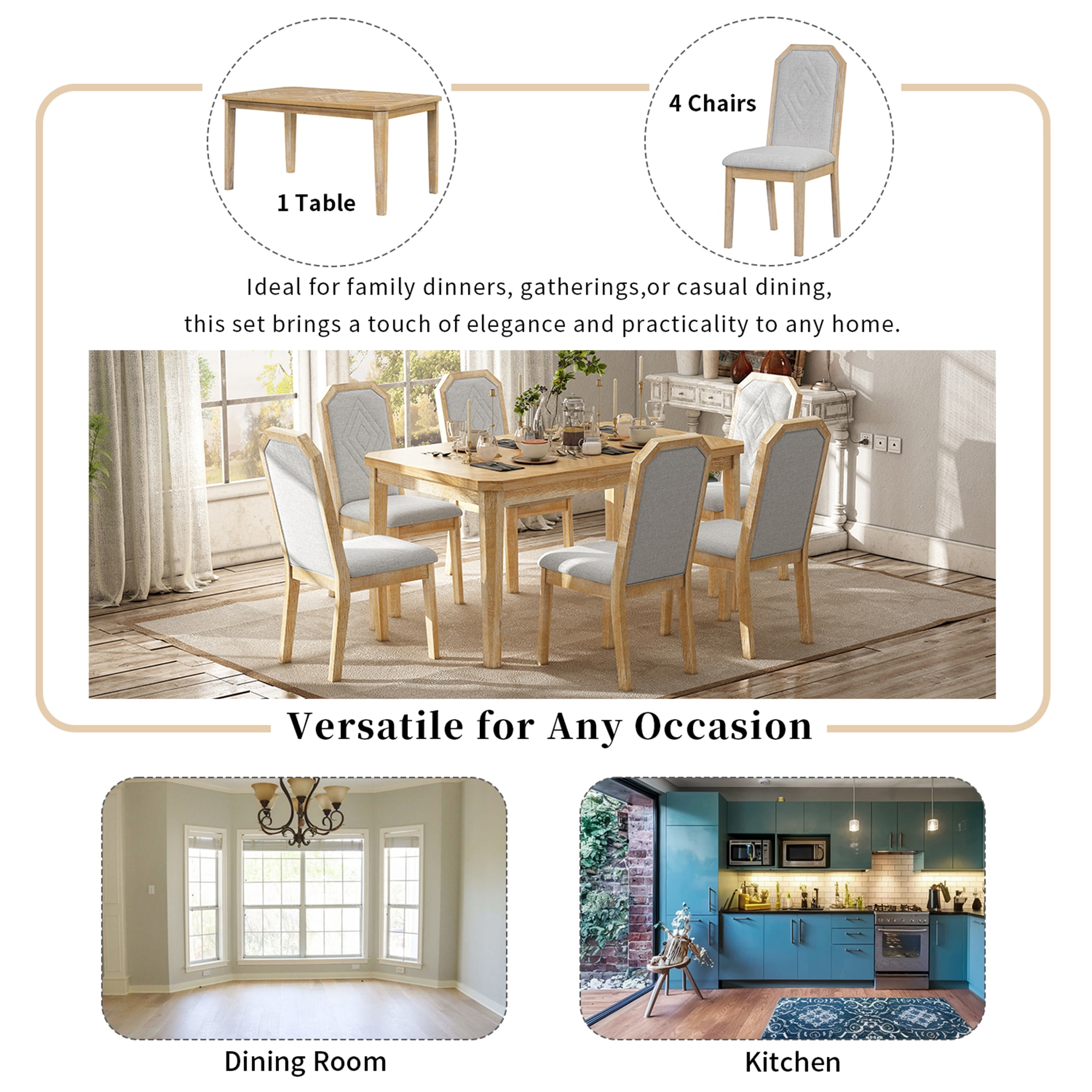 SINOFURN SYA330172WD Dining-Sets - View #8
