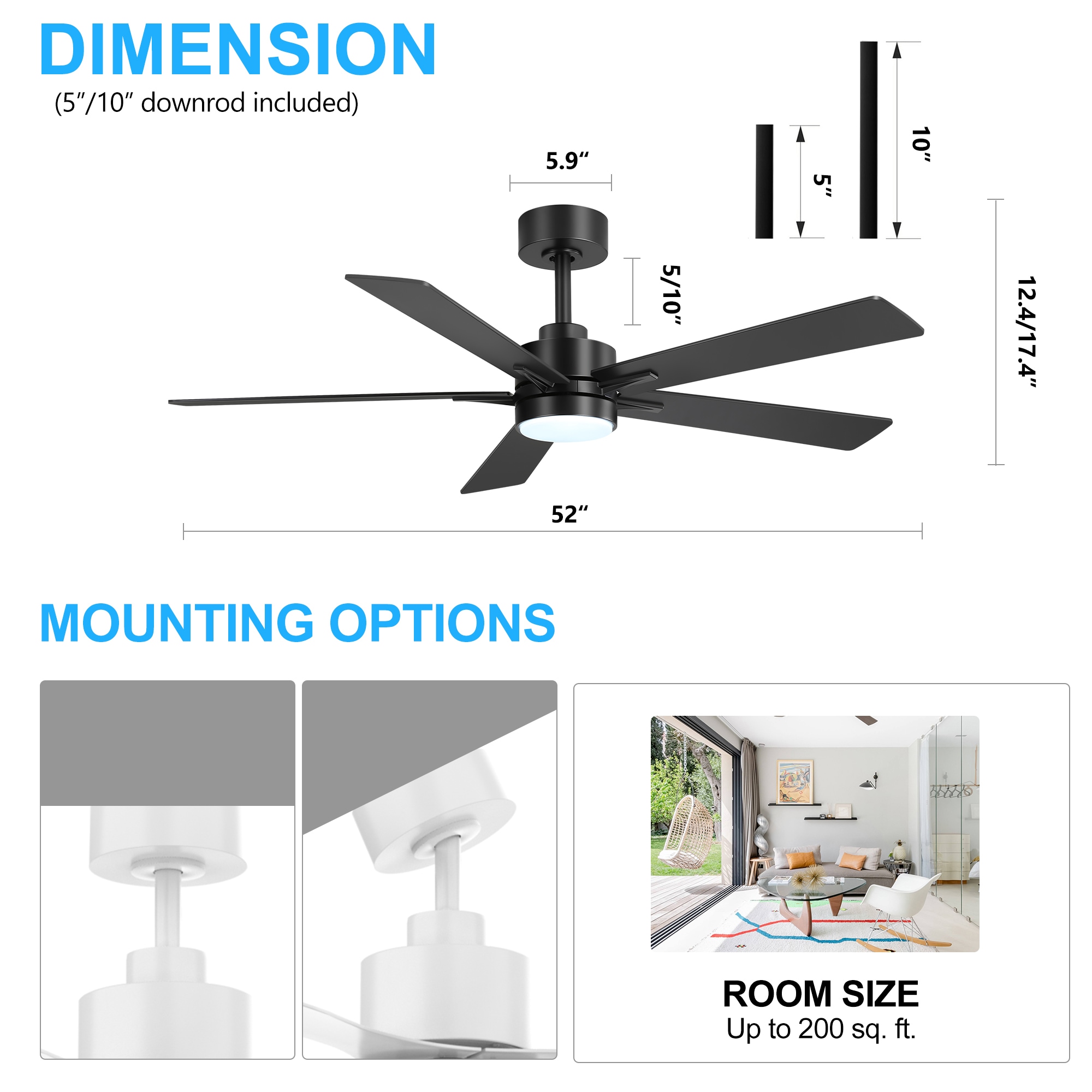 Breezary 24042-AB Ceiling-Fans - View #9