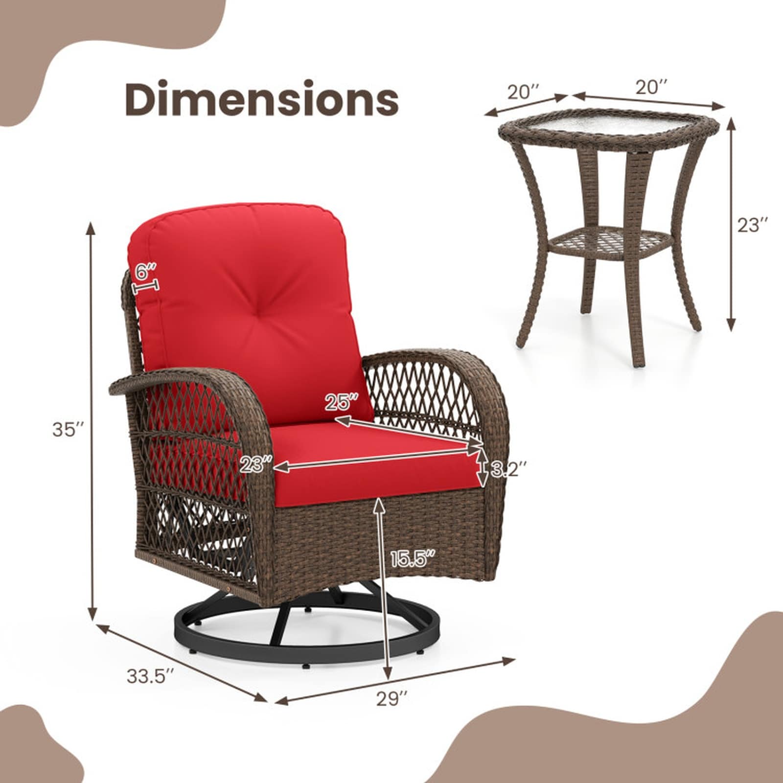 SUGIFT LW102SUGHY2470 Patio-Tables - View #3