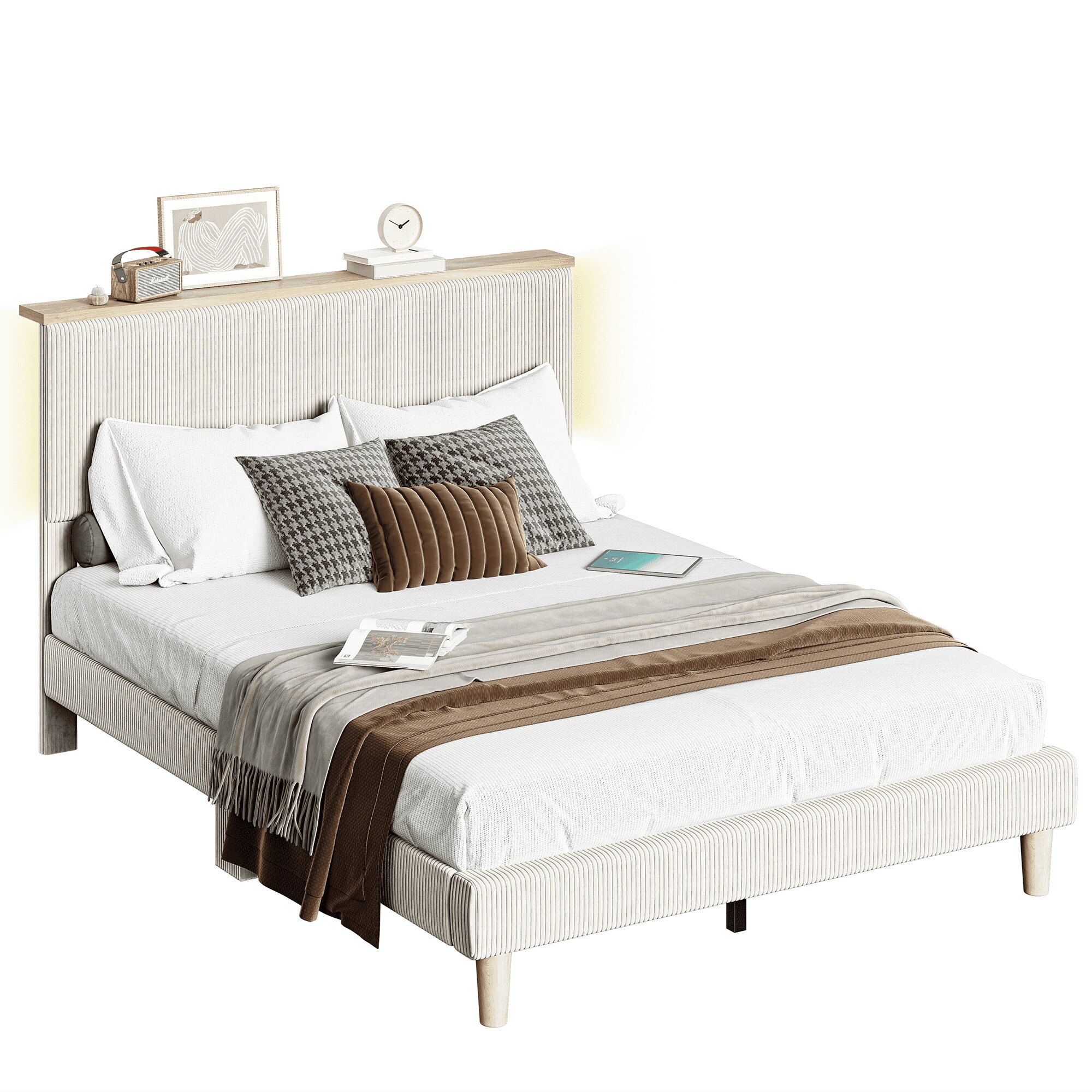Bestier LOW-B701253C-OWHT beds - View #4