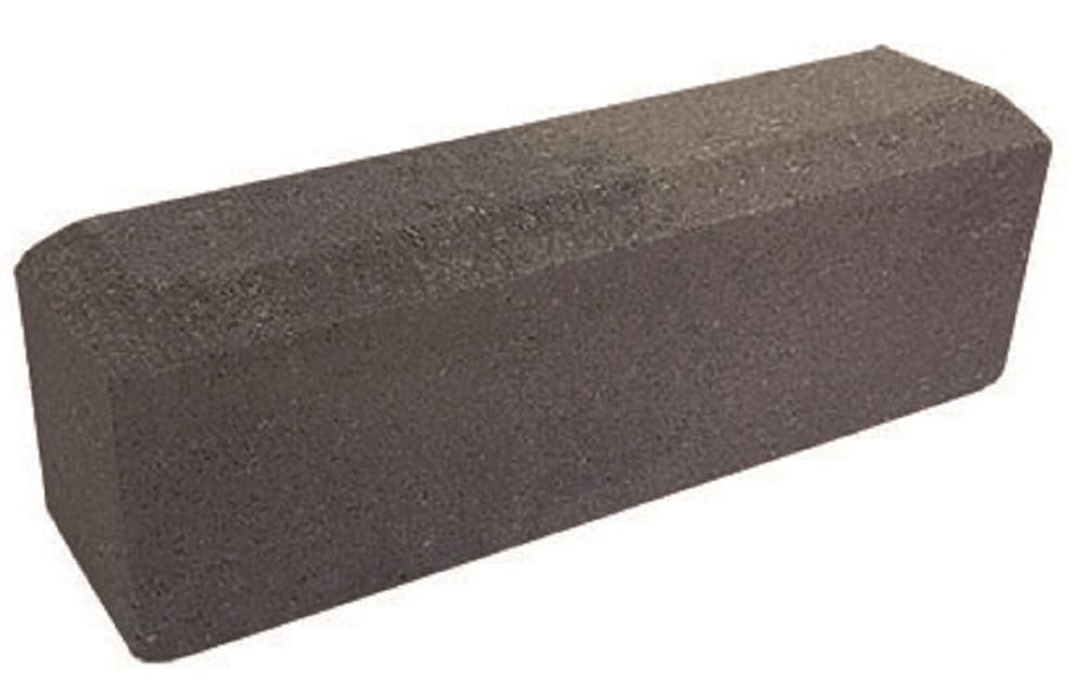 12-in L x 3-in W x 4-in H Gray/Charcoal Concrete Straight Edging Stone | - Lee Building Products LS3010GCH