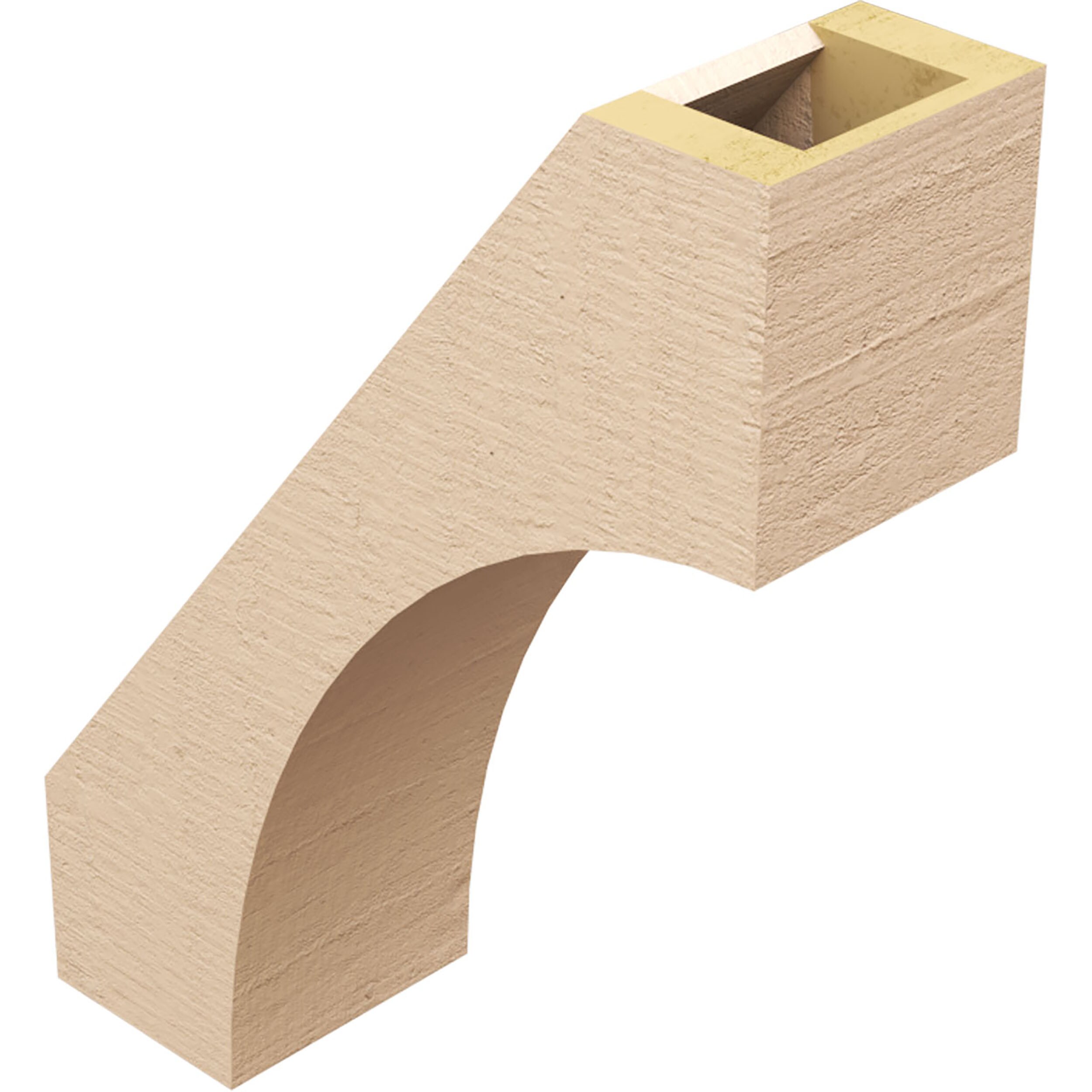 Ekena Millwork BRCUR05X14X18WTLRCPR braces - View #12
