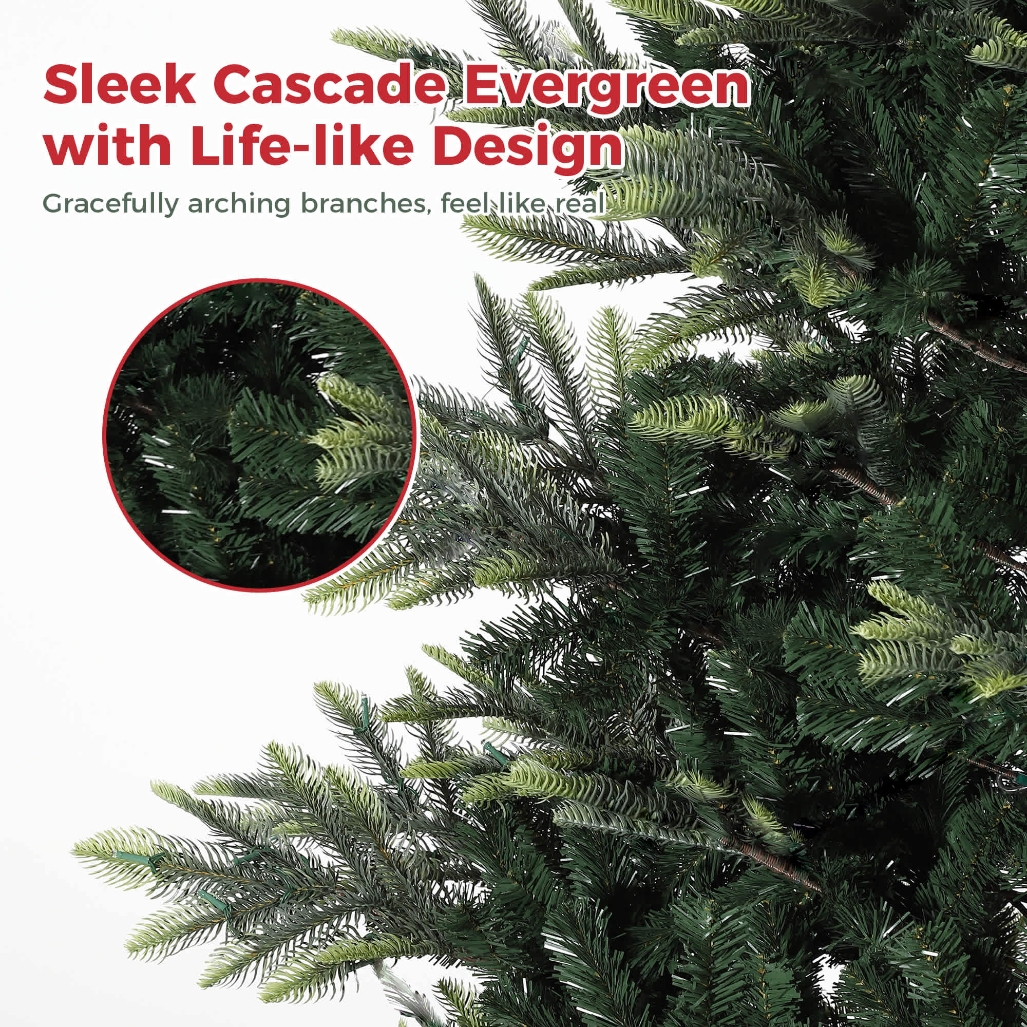 Qeetex YJCJ-PHK-35HLB8MF Artificial-Christmas-Trees - View #2