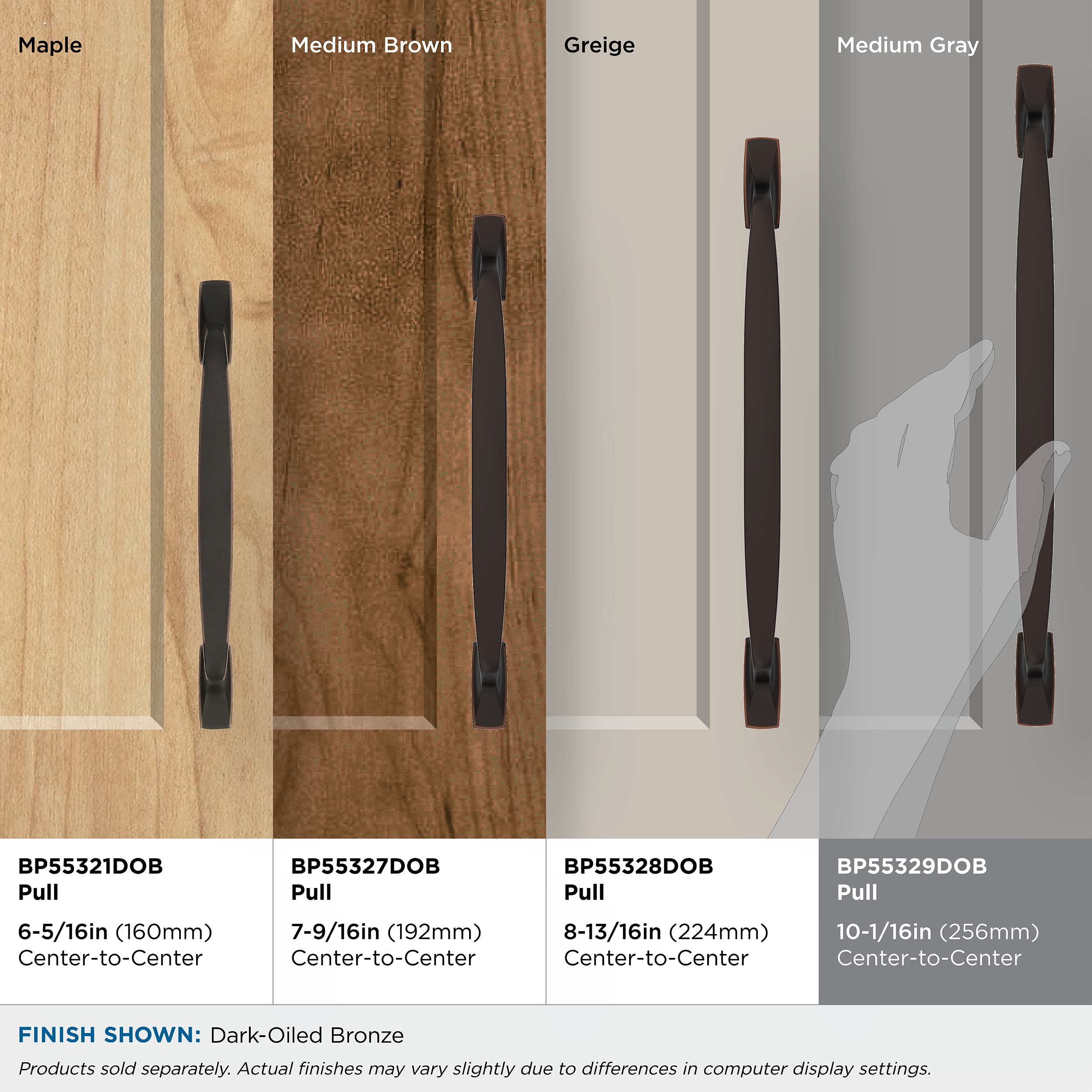Amerock BP55329DOB Cabinet-Pulls - View #7