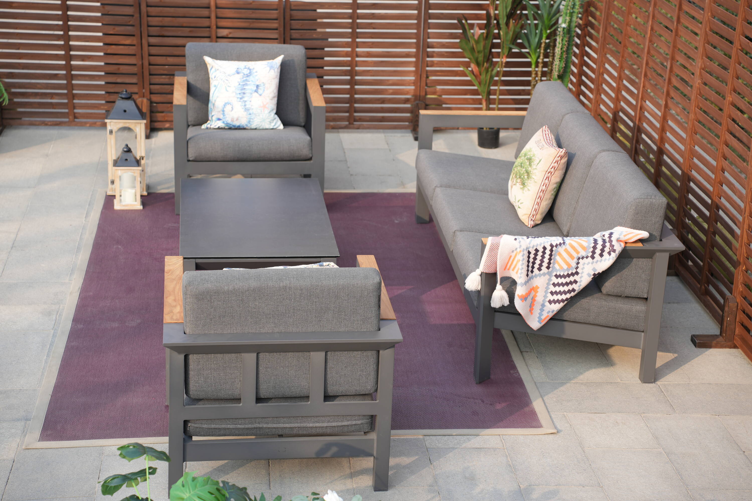 Direct Wicker DWS-2326TS2SC&T Patio-Conversation-Sets - View #6