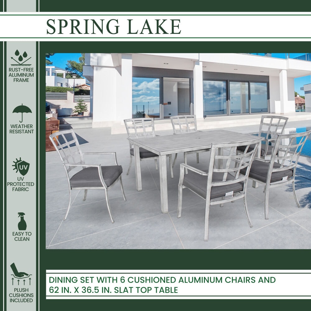 Hanover SPRLKDN7PC-GRY Patio-Dining-Sets - View #2