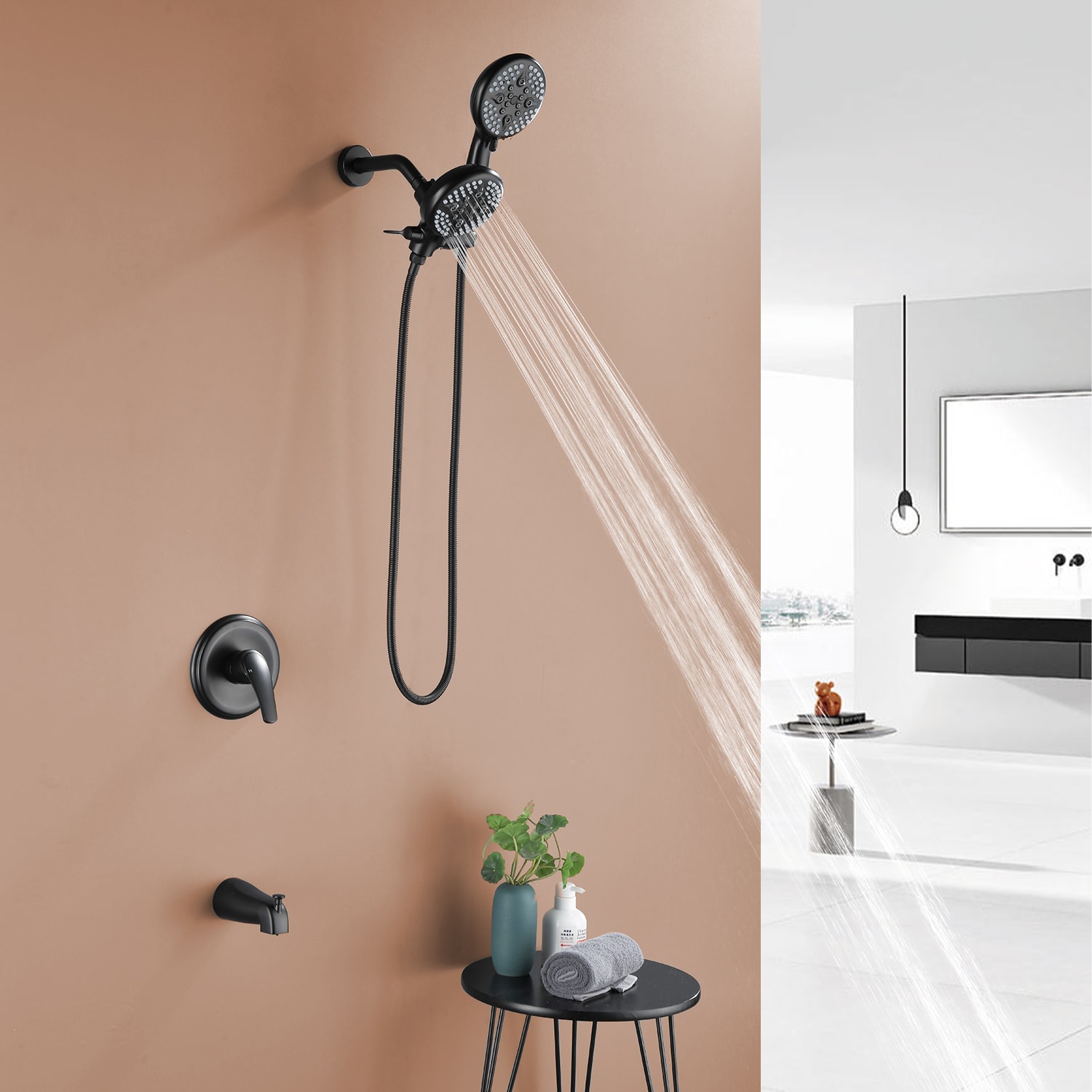 WELLFOR SPA-88013B-9 Tub-Shower-Faucets - View #3