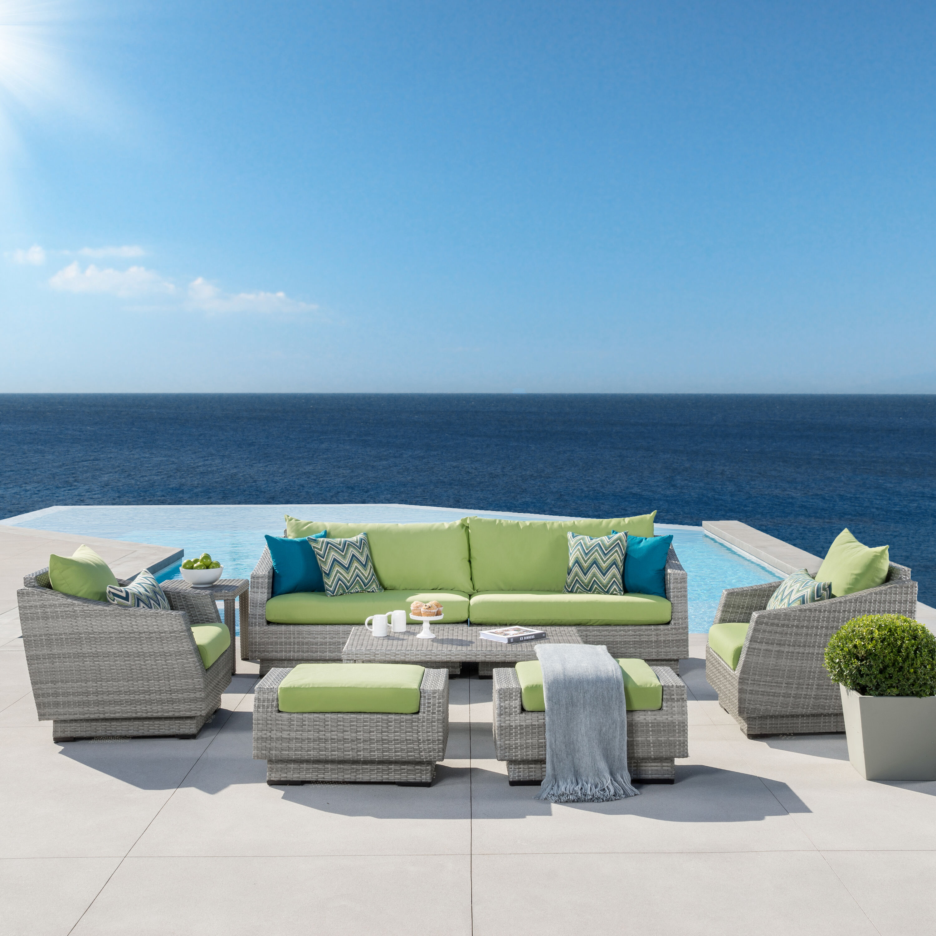 RST Brands OP-PESS8-CNS-GNK-K Patio-Conversation-Sets - View #9